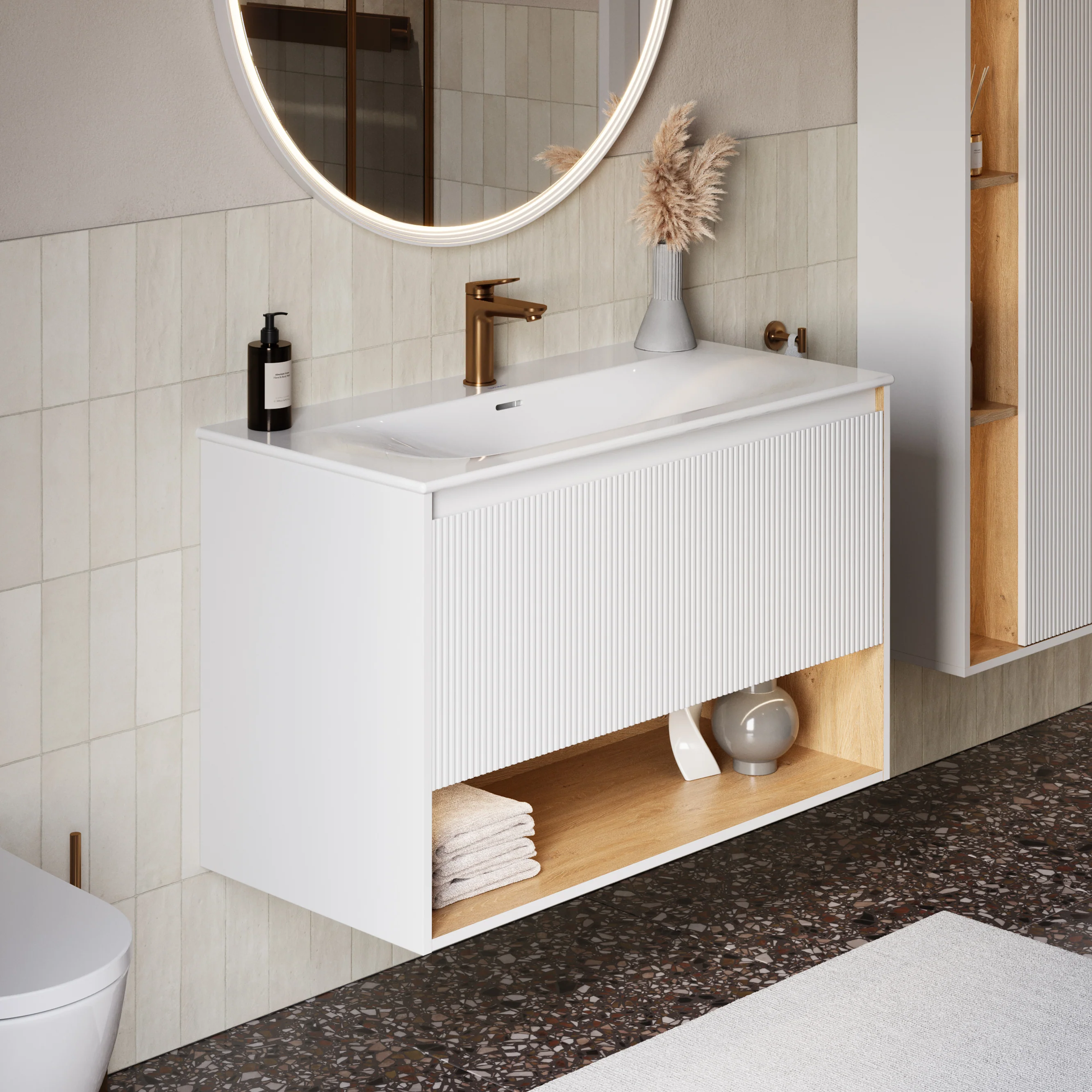 Duravit håndvask med underskab BELDIVO 100 cm - Image 21