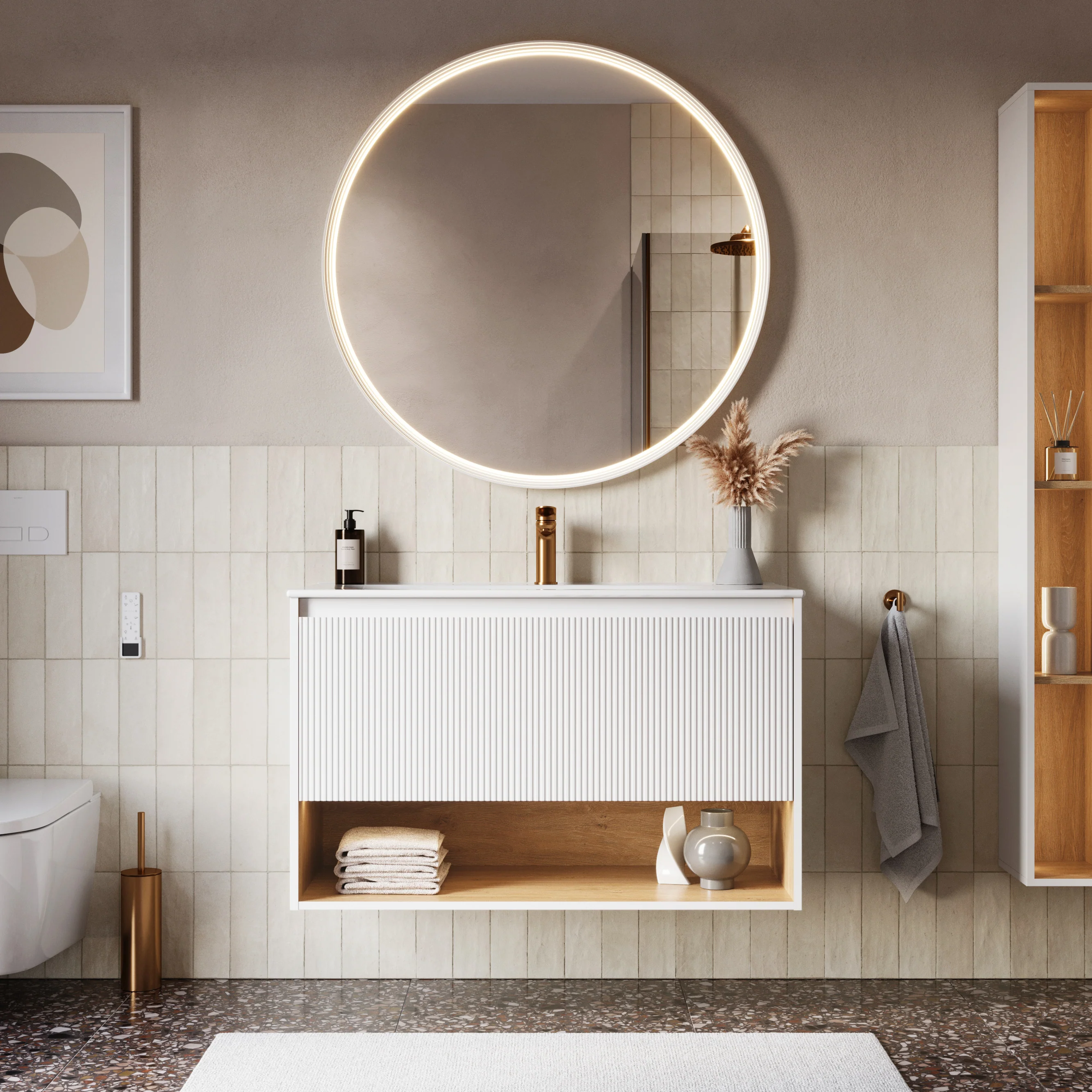 Duravit håndvask med underskab BELDIVO 100 cm - Image 22