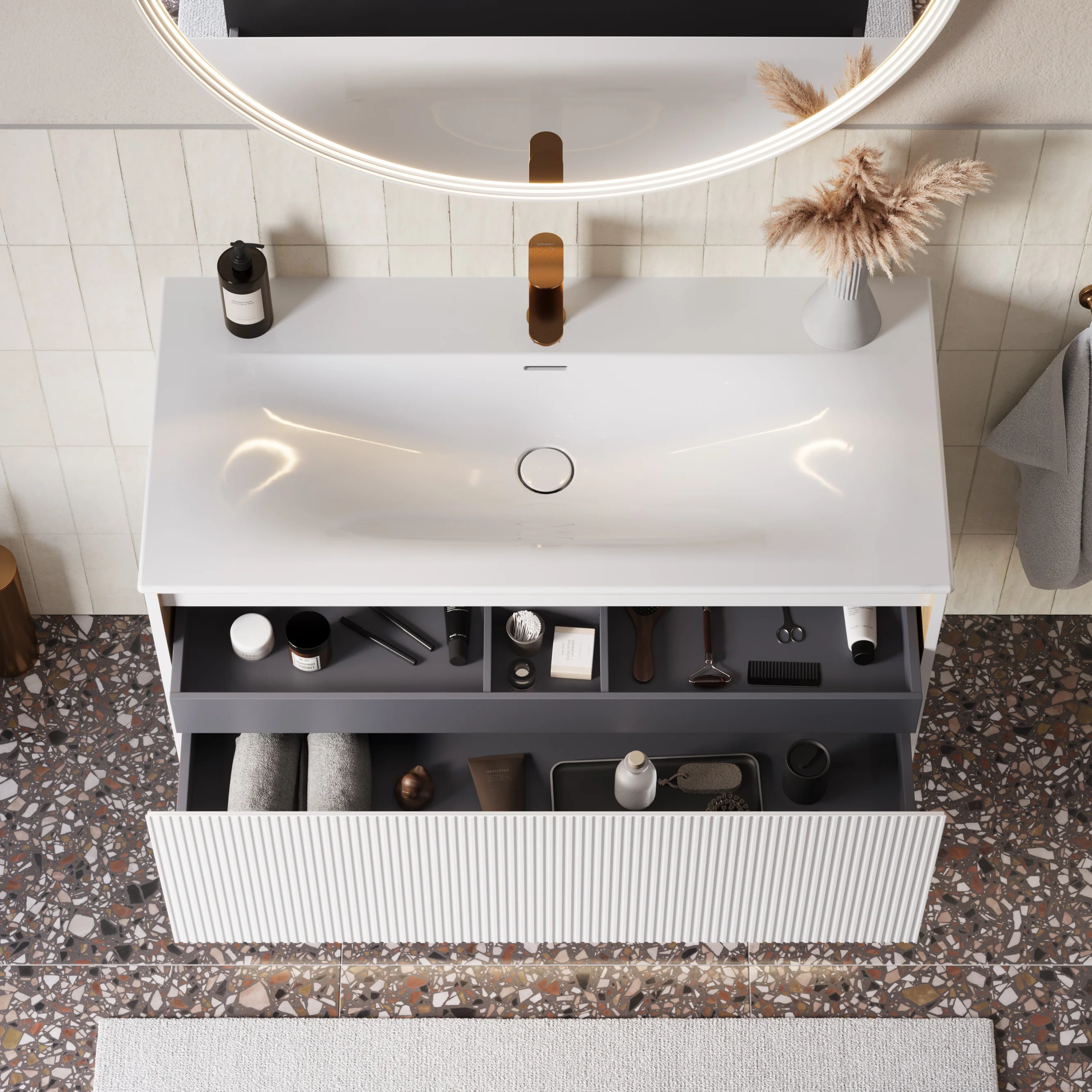 Duravit håndvask med underskab BELDIVO 100 cm - Image 23