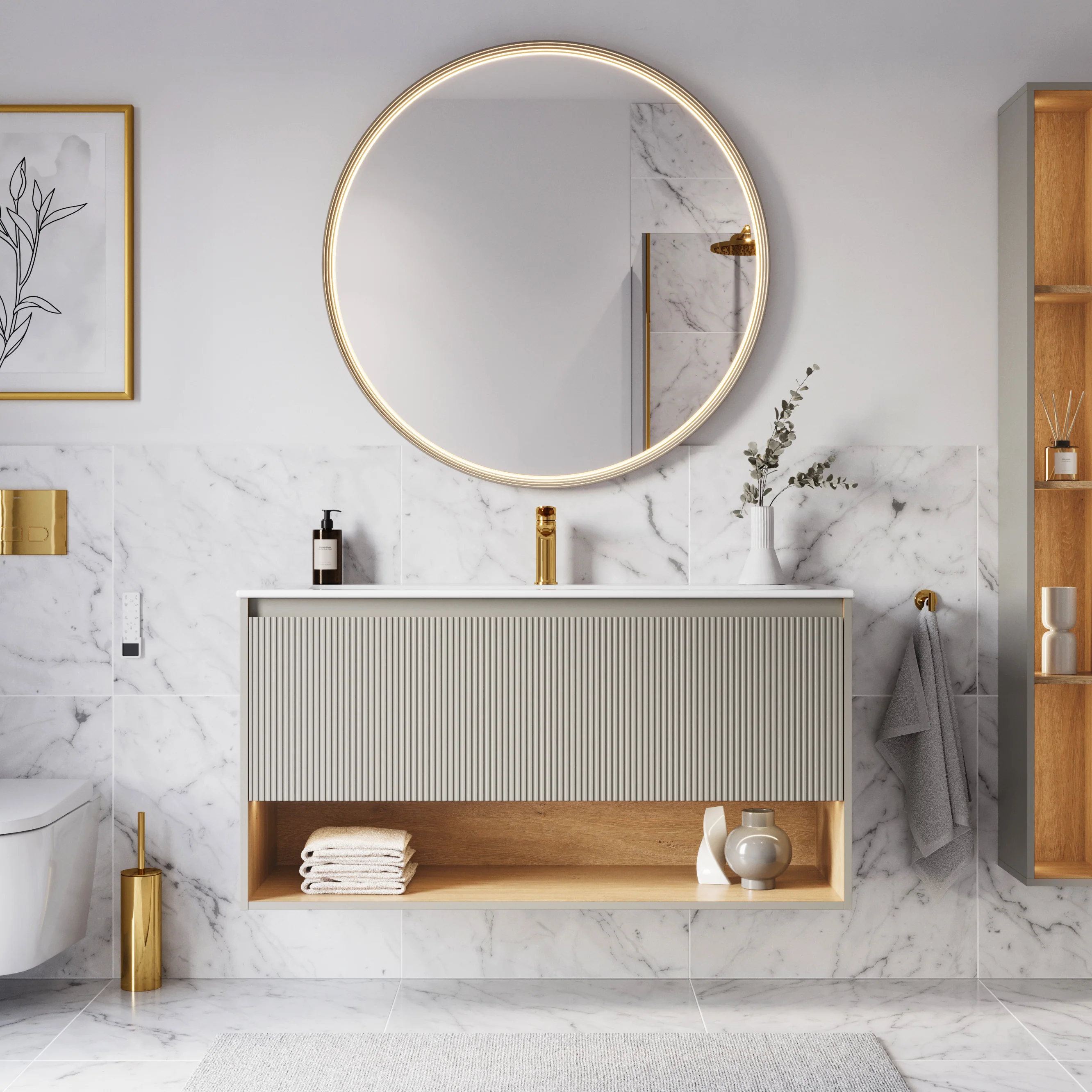 Duravit håndvask med underskab BELDIVO 120 cm - Image 18