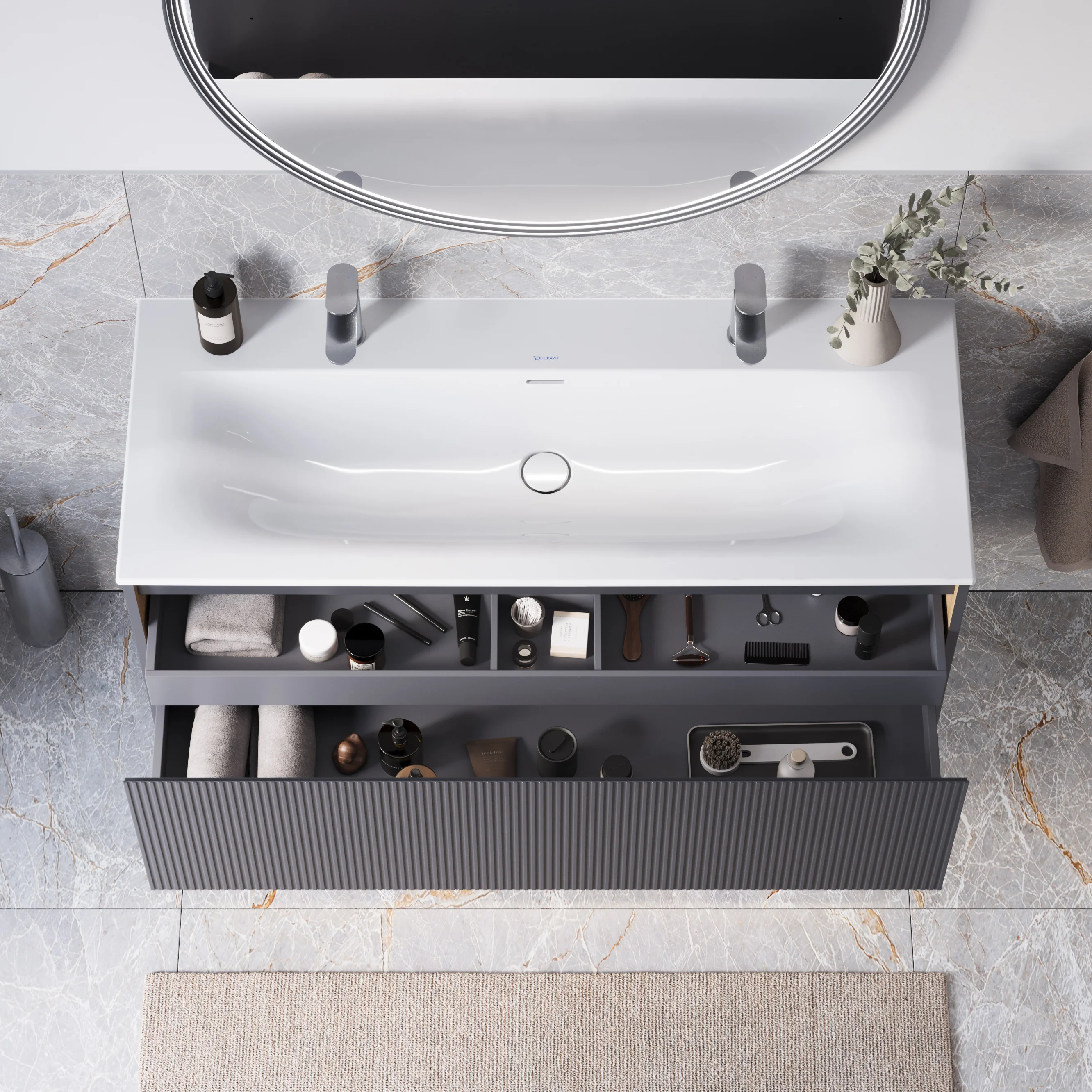 Duravit håndvask med underskab BELDIVO 120 cm - Image 29