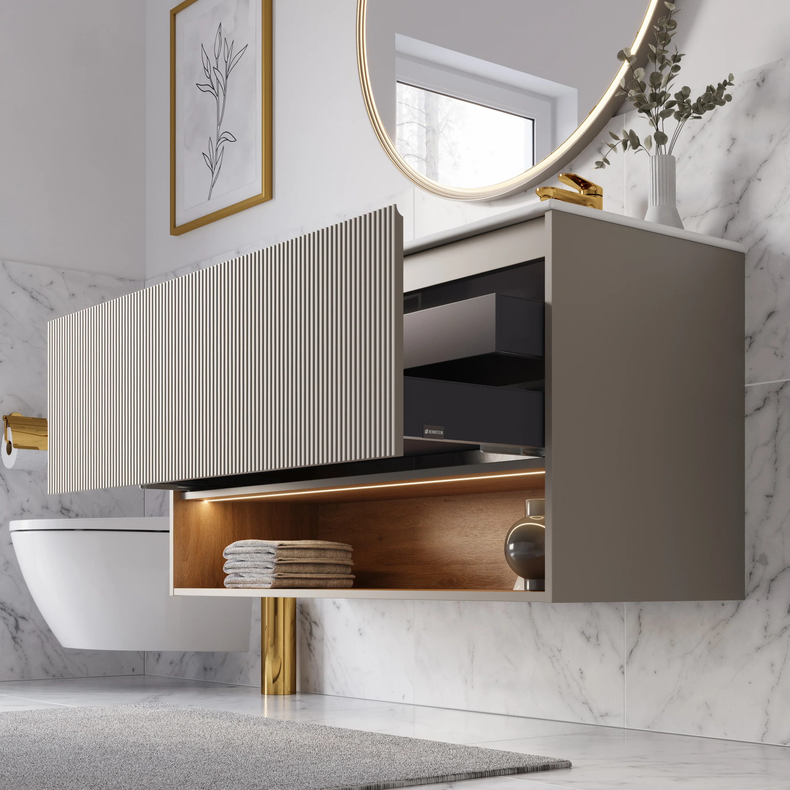 Duravit håndvask med underskab BELDIVO 120 cm - Image 45