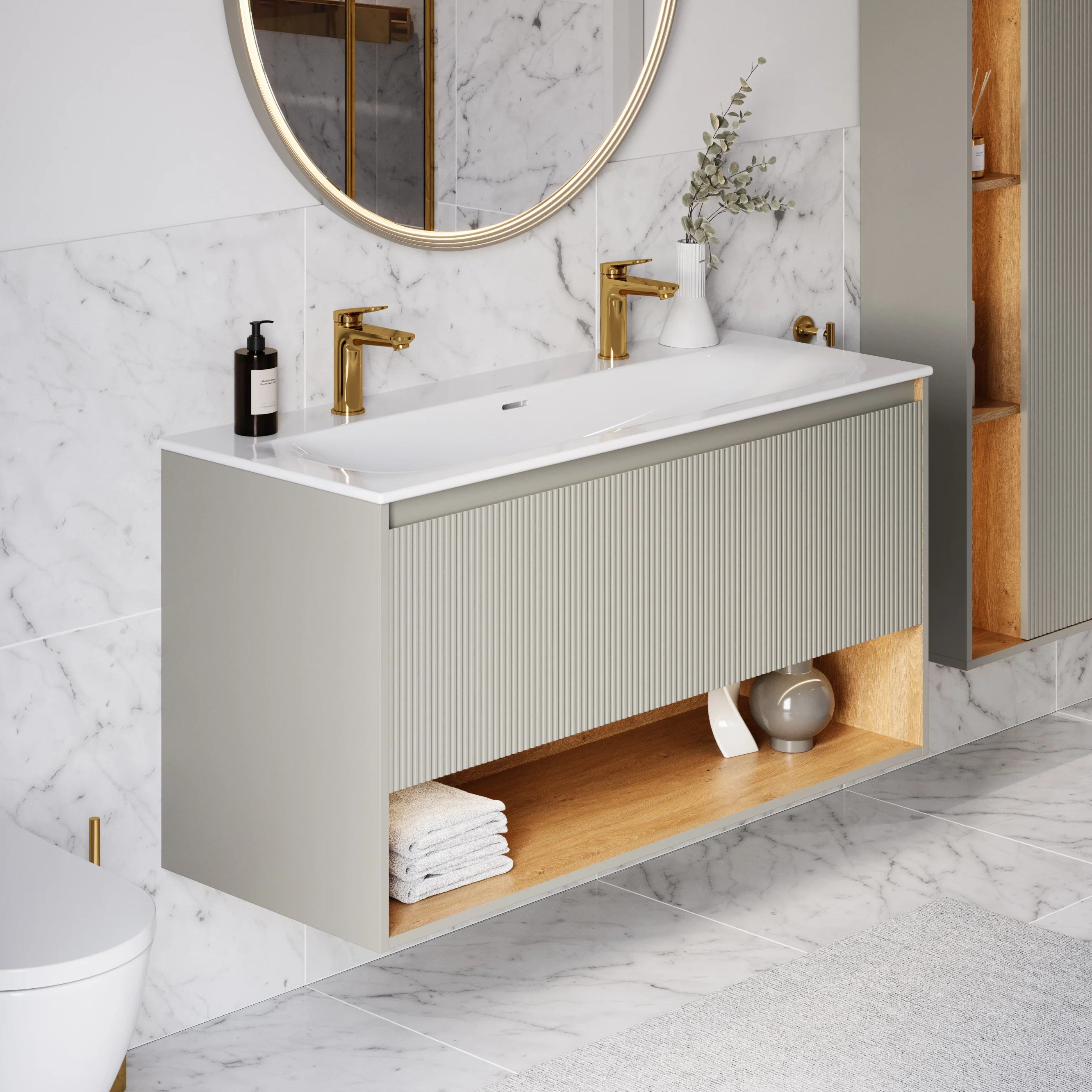 Duravit håndvask med underskab BELDIVO 120 cm - Image 46
