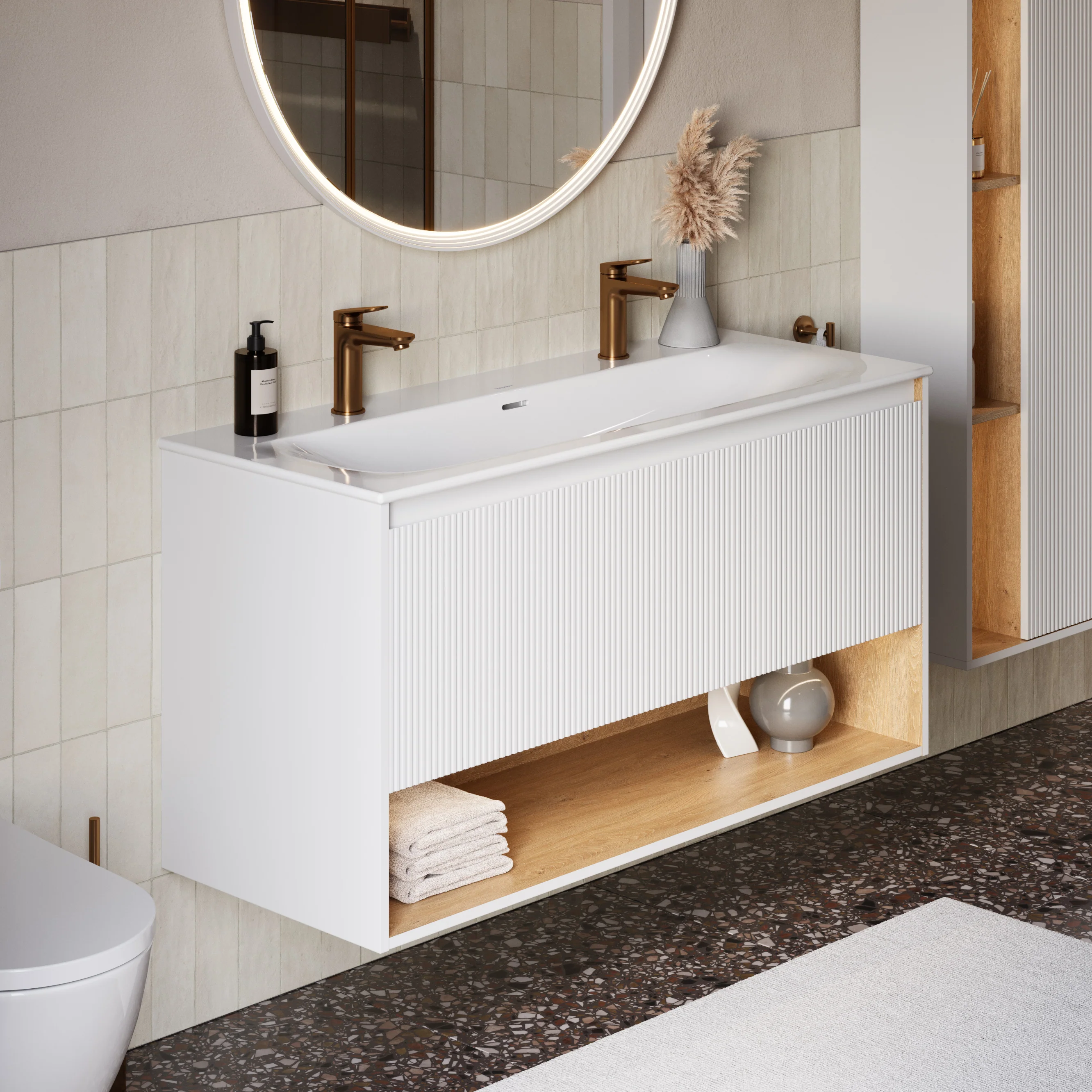 Duravit håndvask med underskab BELDIVO 120 cm - Image 51