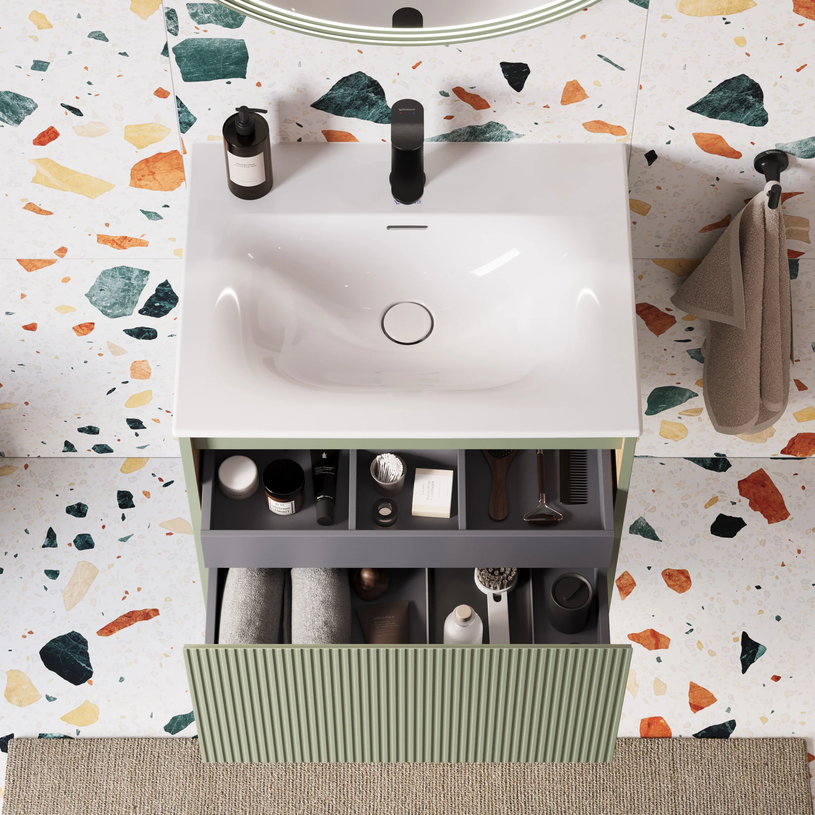 Duravit håndvask med underskab BELDIVO 60 cm - Image 14
