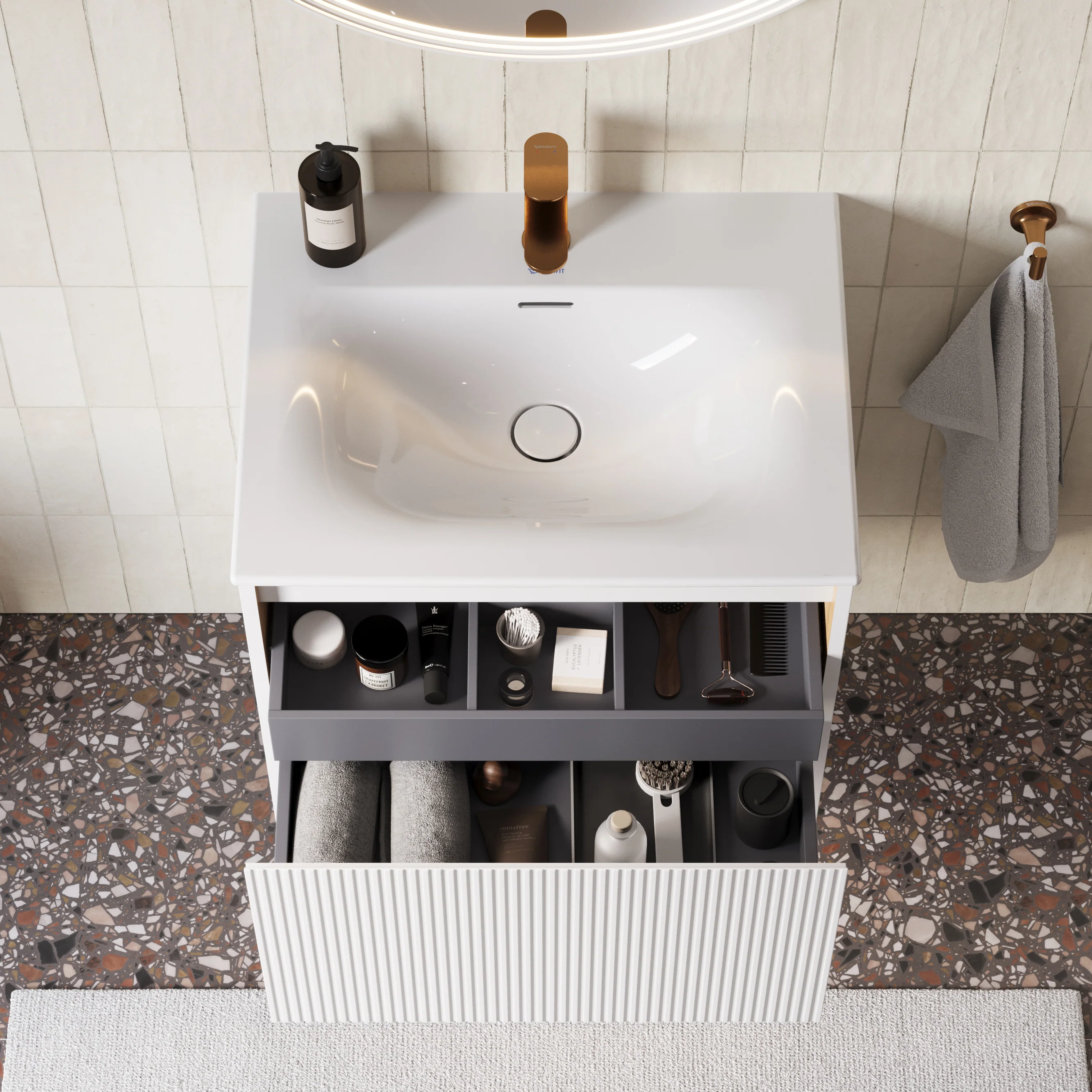 Duravit håndvask med underskab BELDIVO 60 cm - Image 22