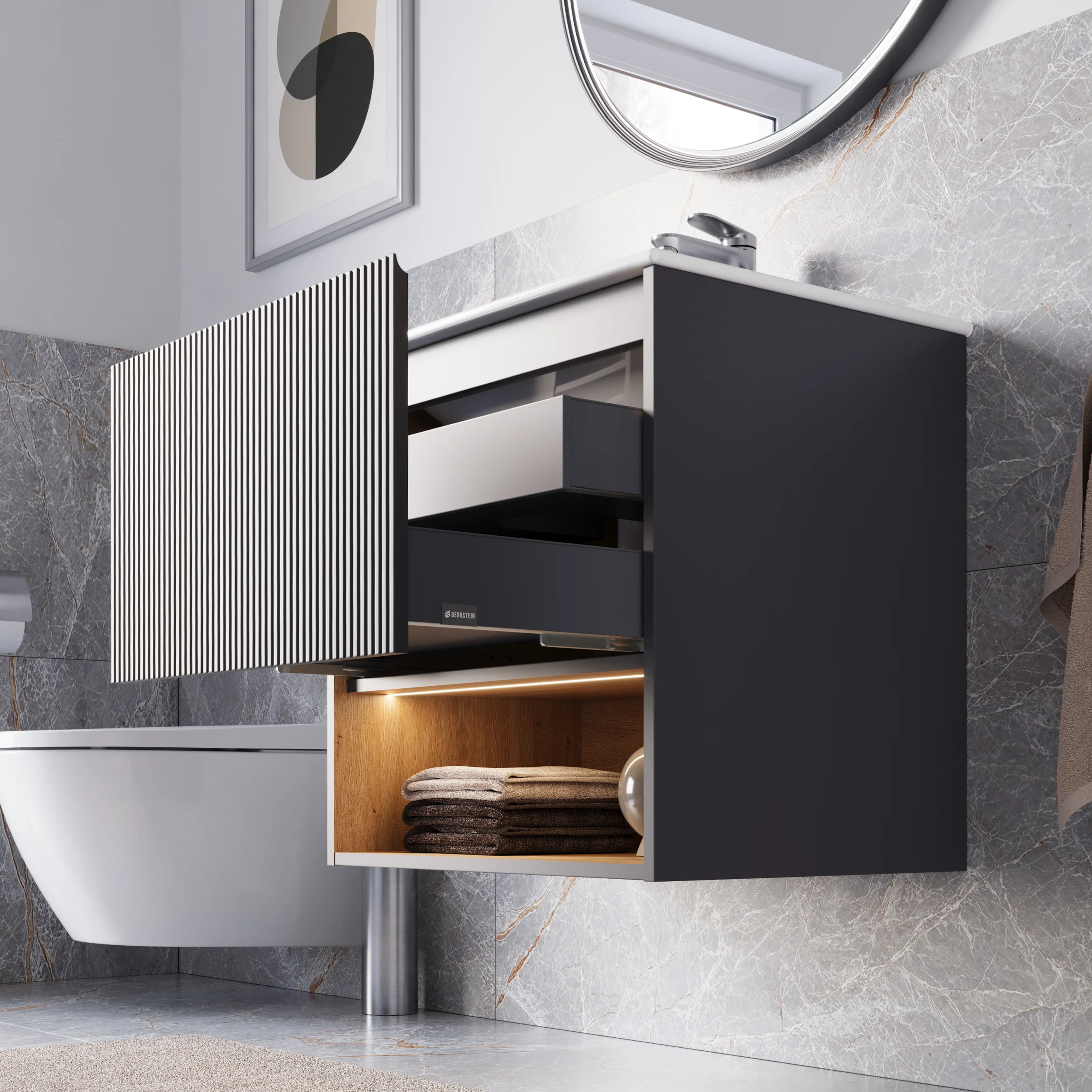 Duravit håndvask med underskab BELDIVO 60 cm - Image 4