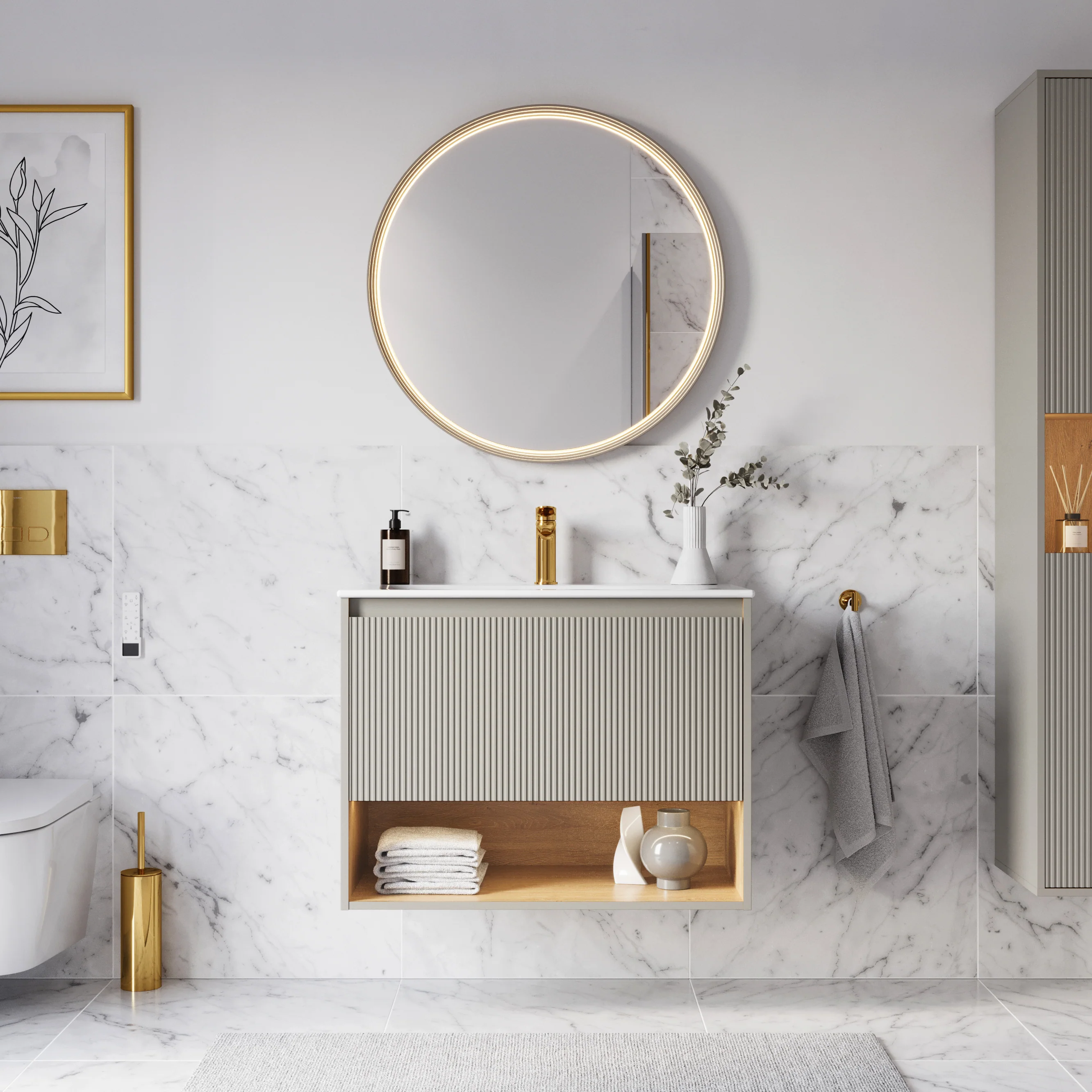 Duravit håndvask med underskab BELDIVO 80 cm - Image 18
