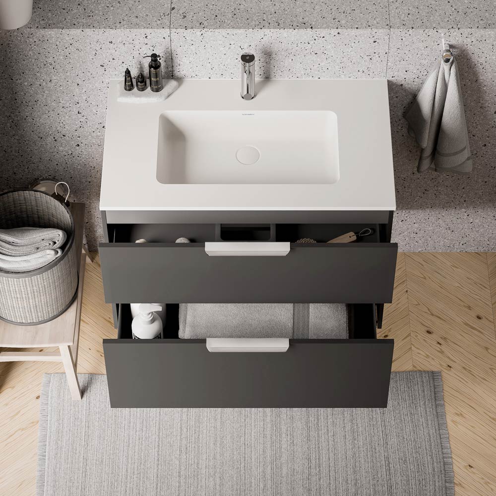 Duravit håndvask med underskab TIM 80 cm - Image 30