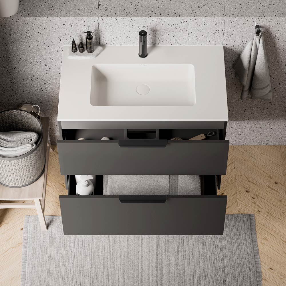 Duravit håndvask med underskab TIM 80 cm - Image 9