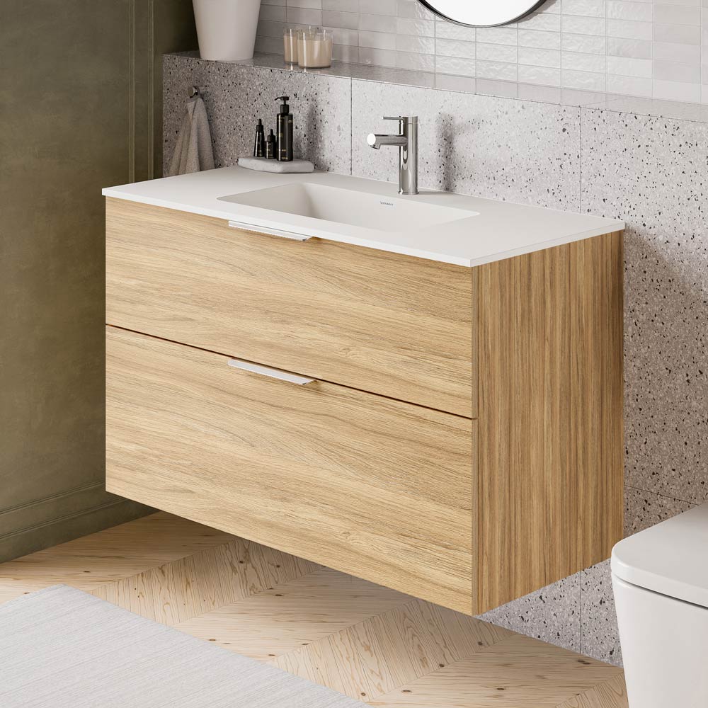 Duravit håndvask med vaskeskab TIM 100 cm - Image 35