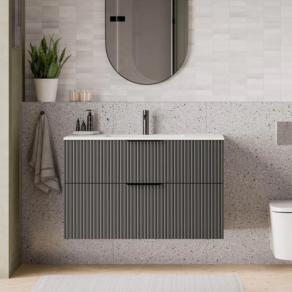 Duravit håndvask med vaskeskab TIM 100 cm - Image 37
