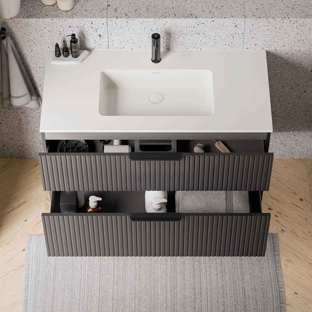 Duravit håndvask med vaskeskab TIM 100 cm - Image 39