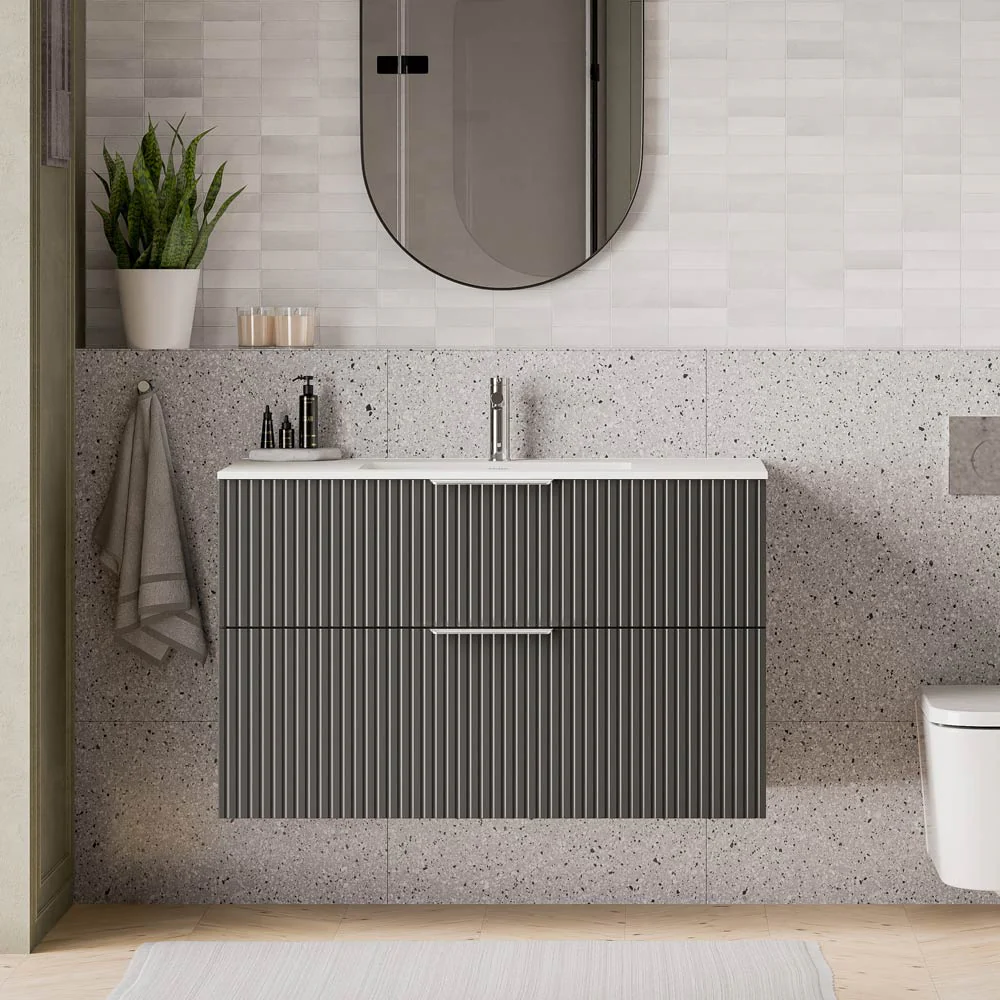 Duravit håndvask med vaskeskab TIM 100 cm - Image 40