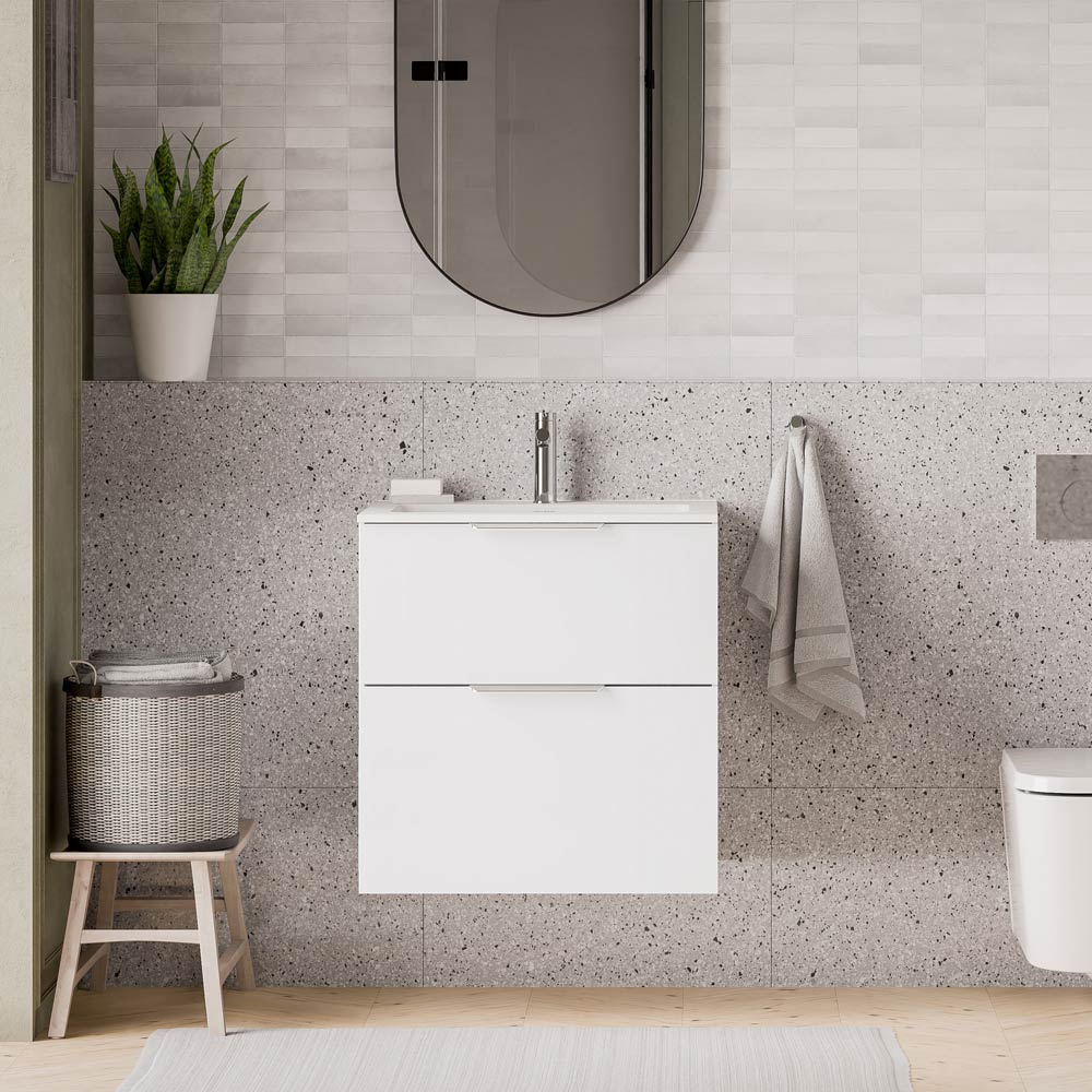 Duravit håndvask med vaskeskab TIM 60 cm - Image 4