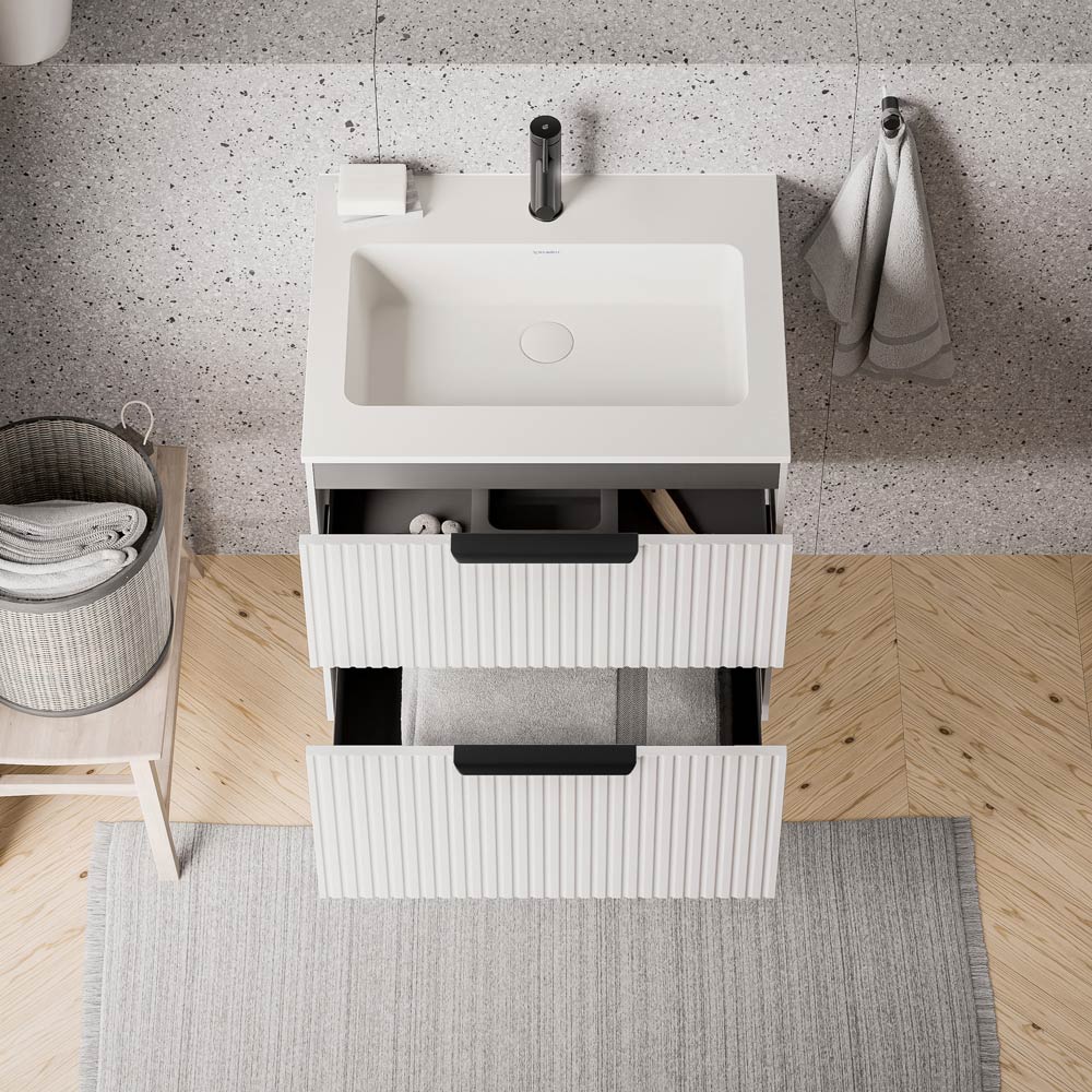 Duravit håndvask med vaskeskab TIM 60 cm - Image 9