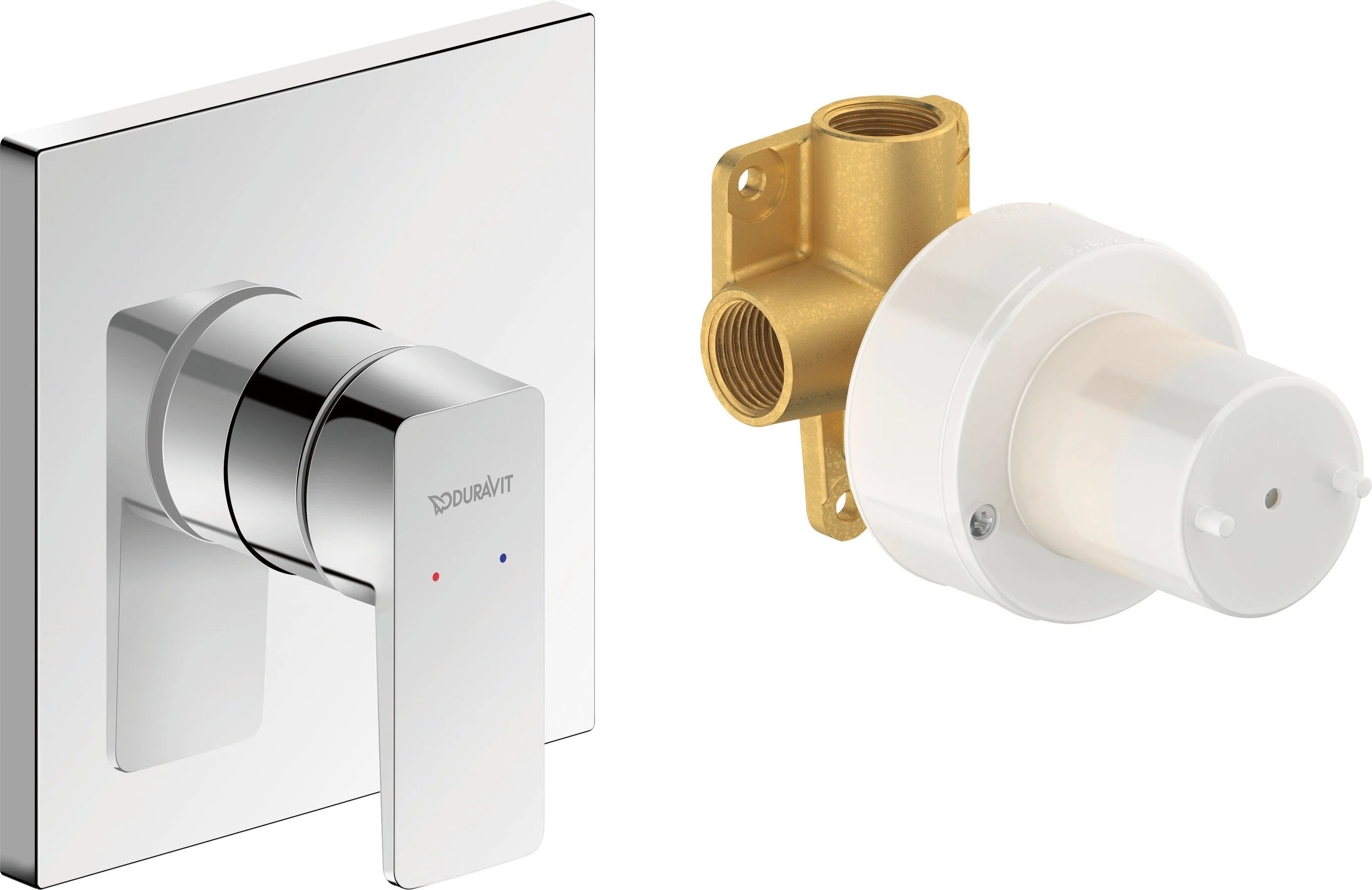 Duravit Manhattan skjult etgrebsblandersæt, 1 forbruger  - Image 3
