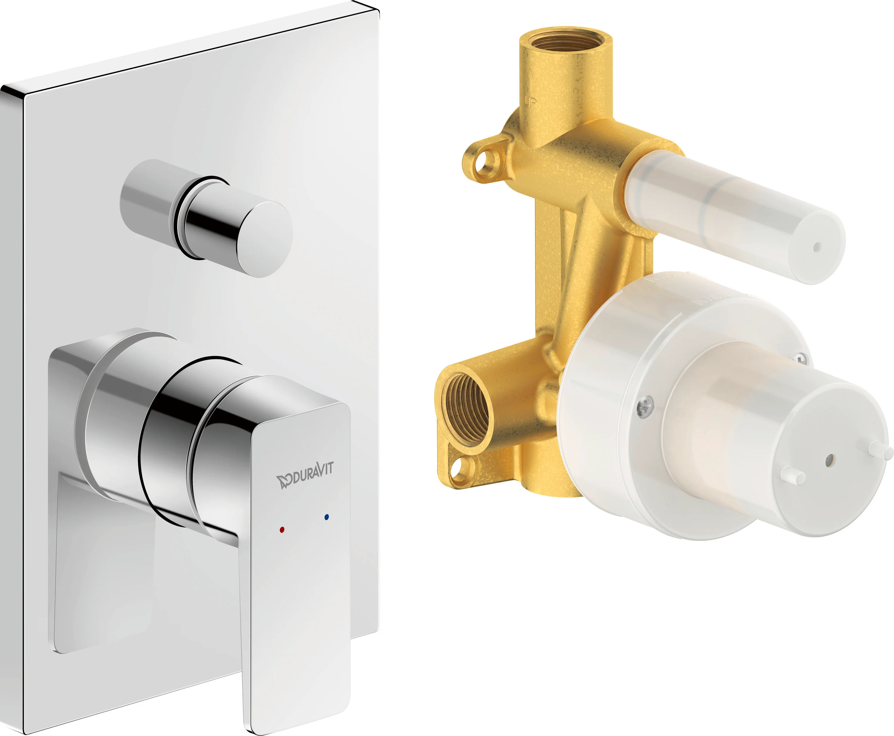 Duravit Manhattan skjult etgrebsblandersæt, 2 forbrugere  - Image 3