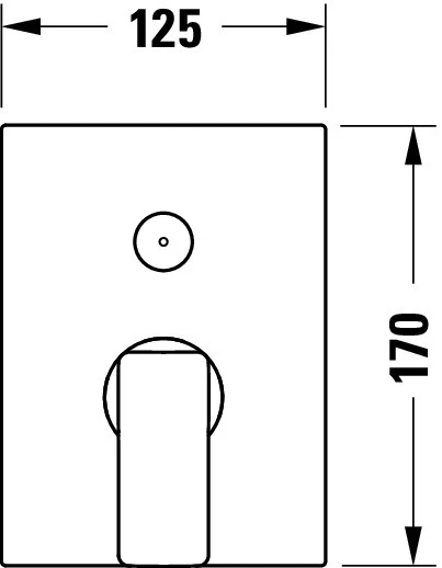 Duravit Manhattan skjult etgrebsblandersæt, 2 forbrugere  - Image 6