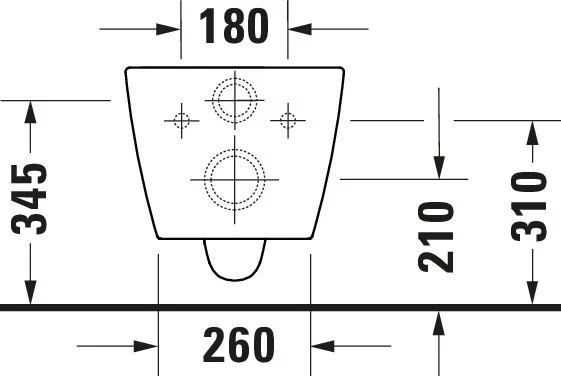 Duravit Soleil væghængt toilet-sæt med toiletsæde - skjult montering - Image 16