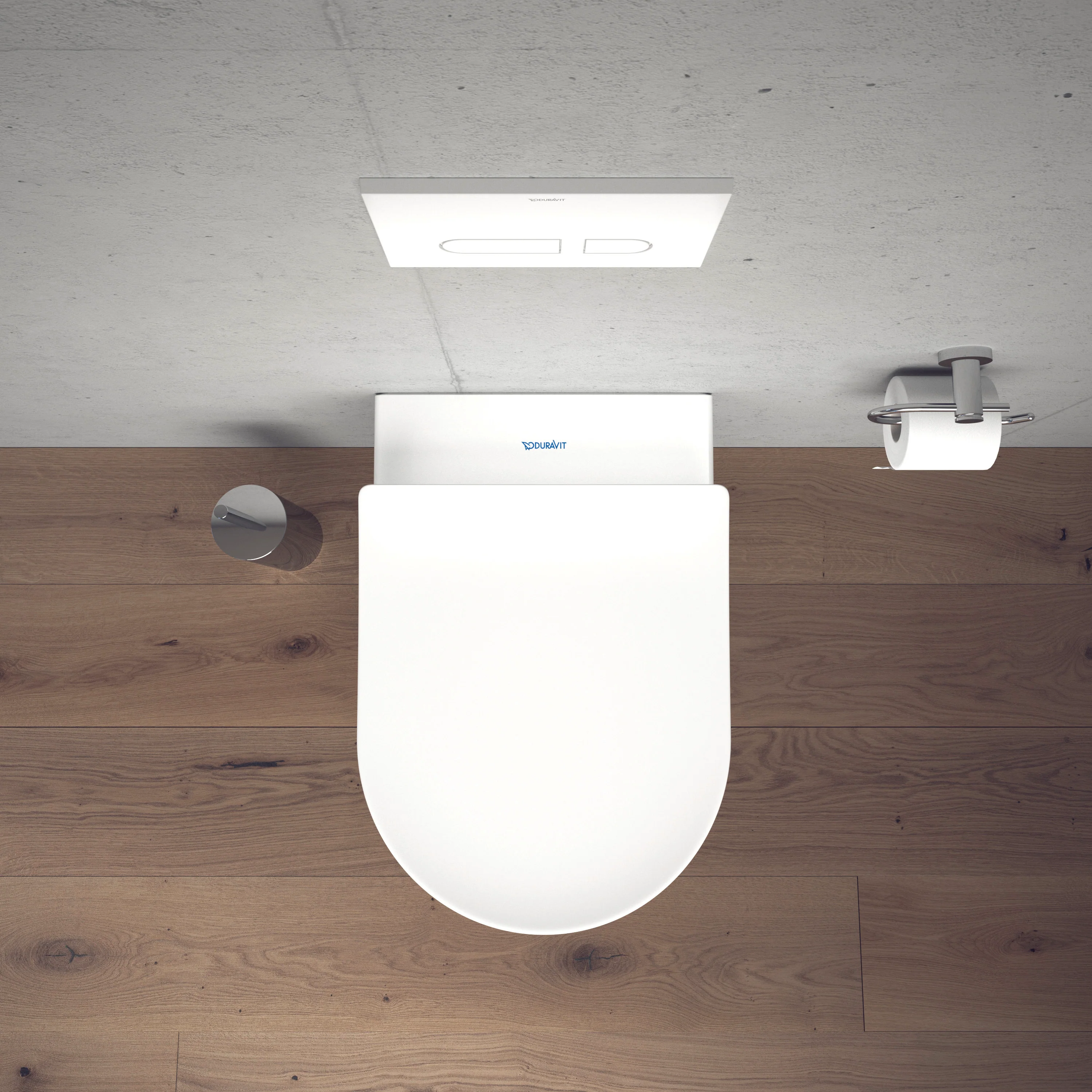 Duravit Soleil væghængt toilet-sæt med toiletsæde - skjult montering - Image 6