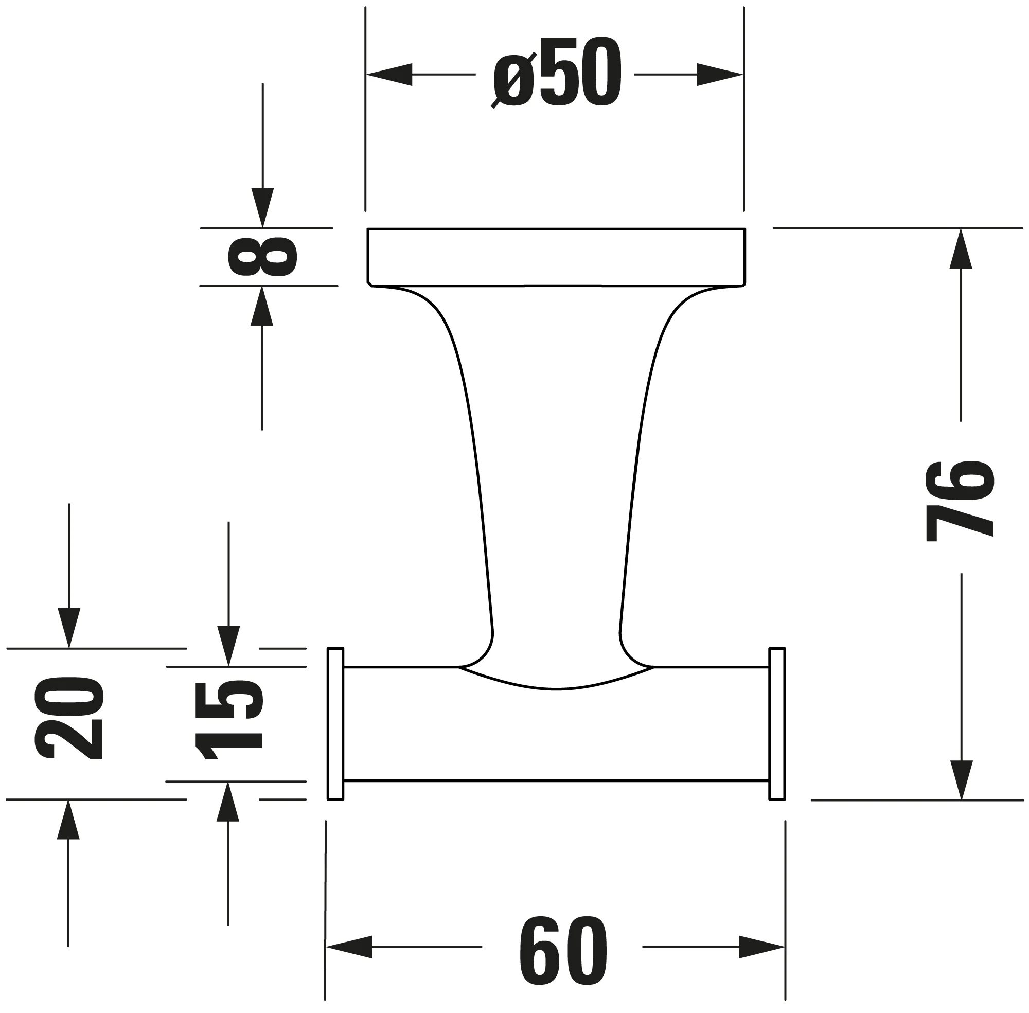 Duravit Starck T håndklædekrog - Image 21