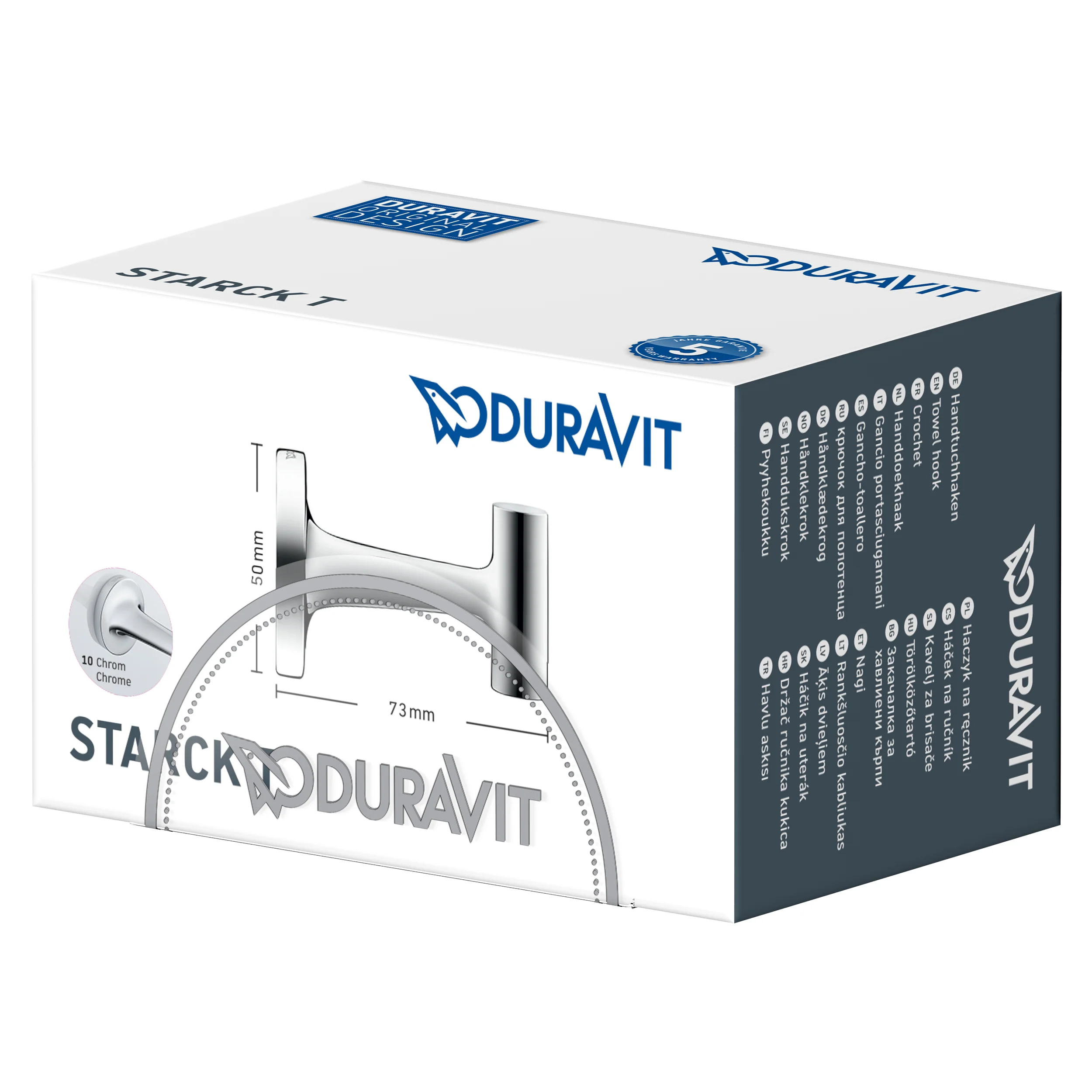 Duravit Starck T håndkløkrog - Image 18