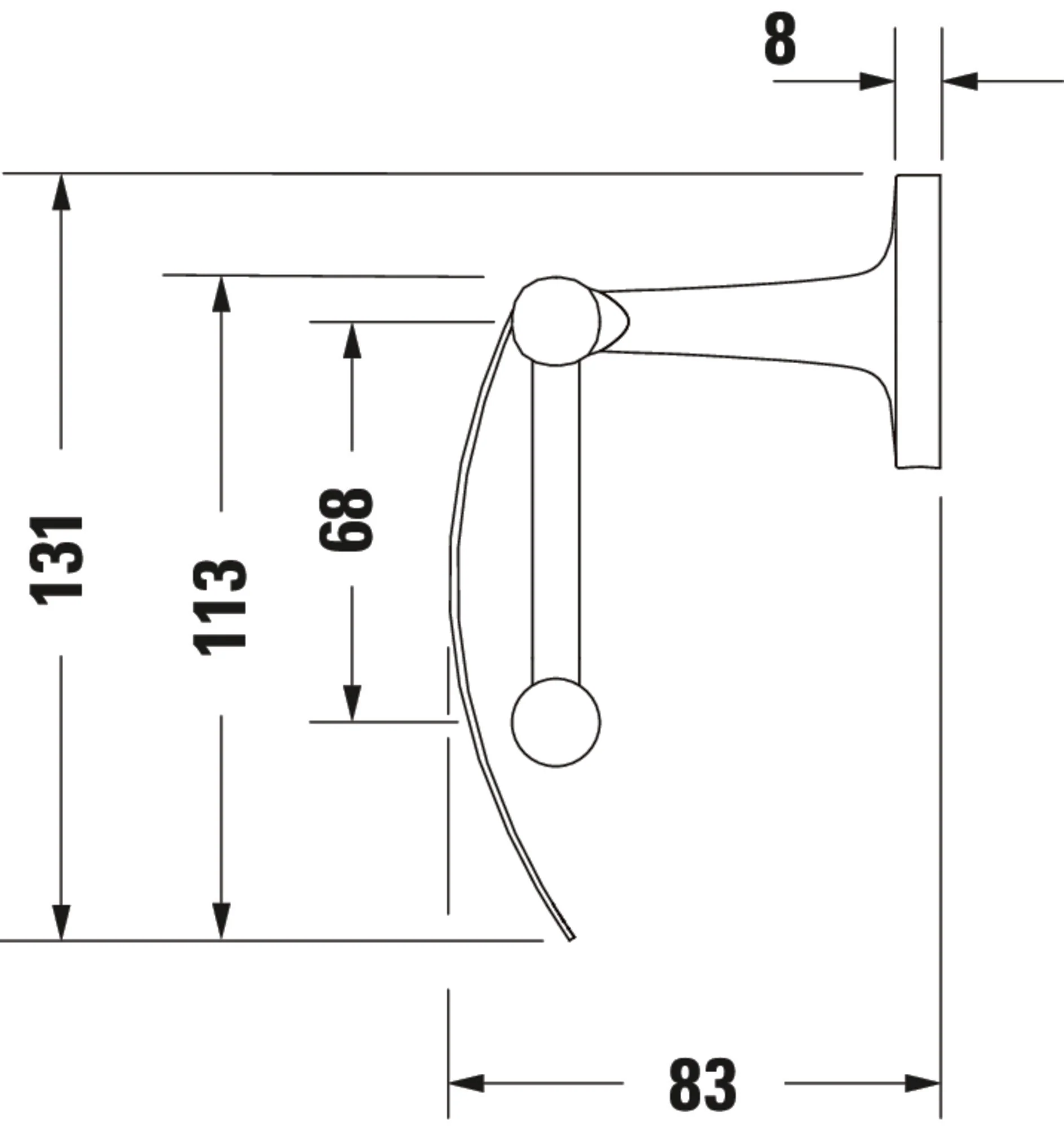 Duravit Starck T toiletpapirholder - Image 17
