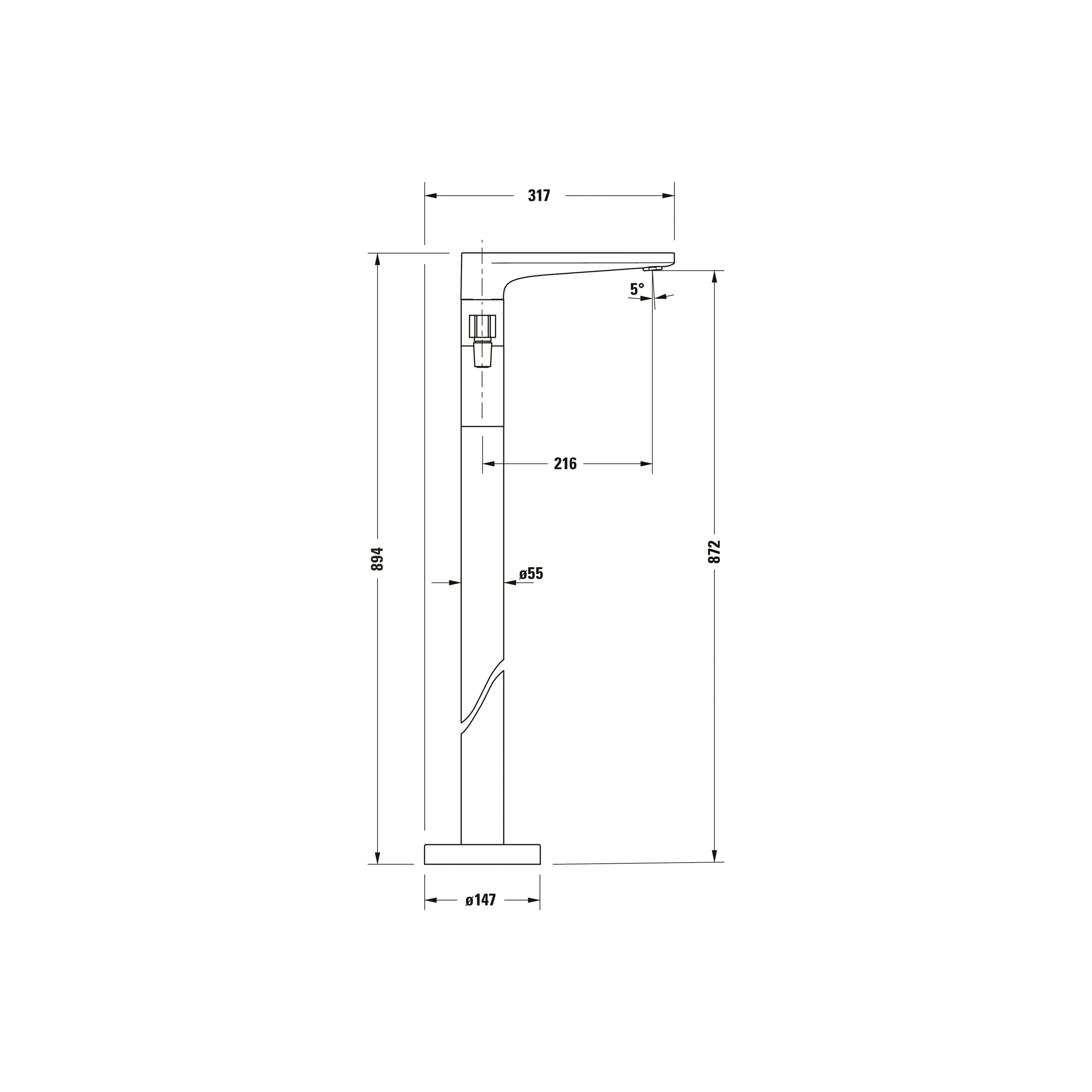 Duravit Tulum by Starck badekarsarmatur - Image 8