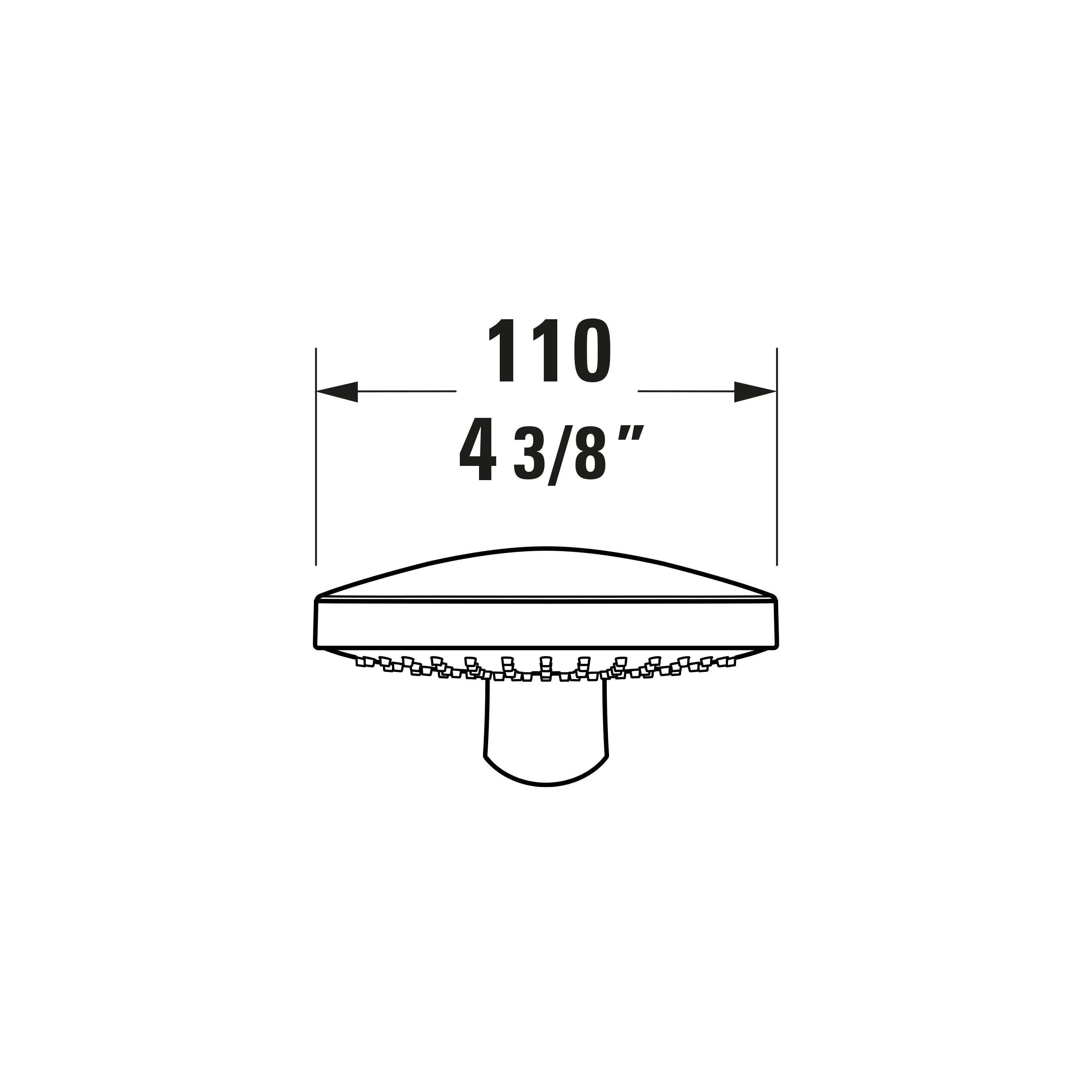 Duravit Tulum indbygget brusearmatur med regnbruser  - Image 11