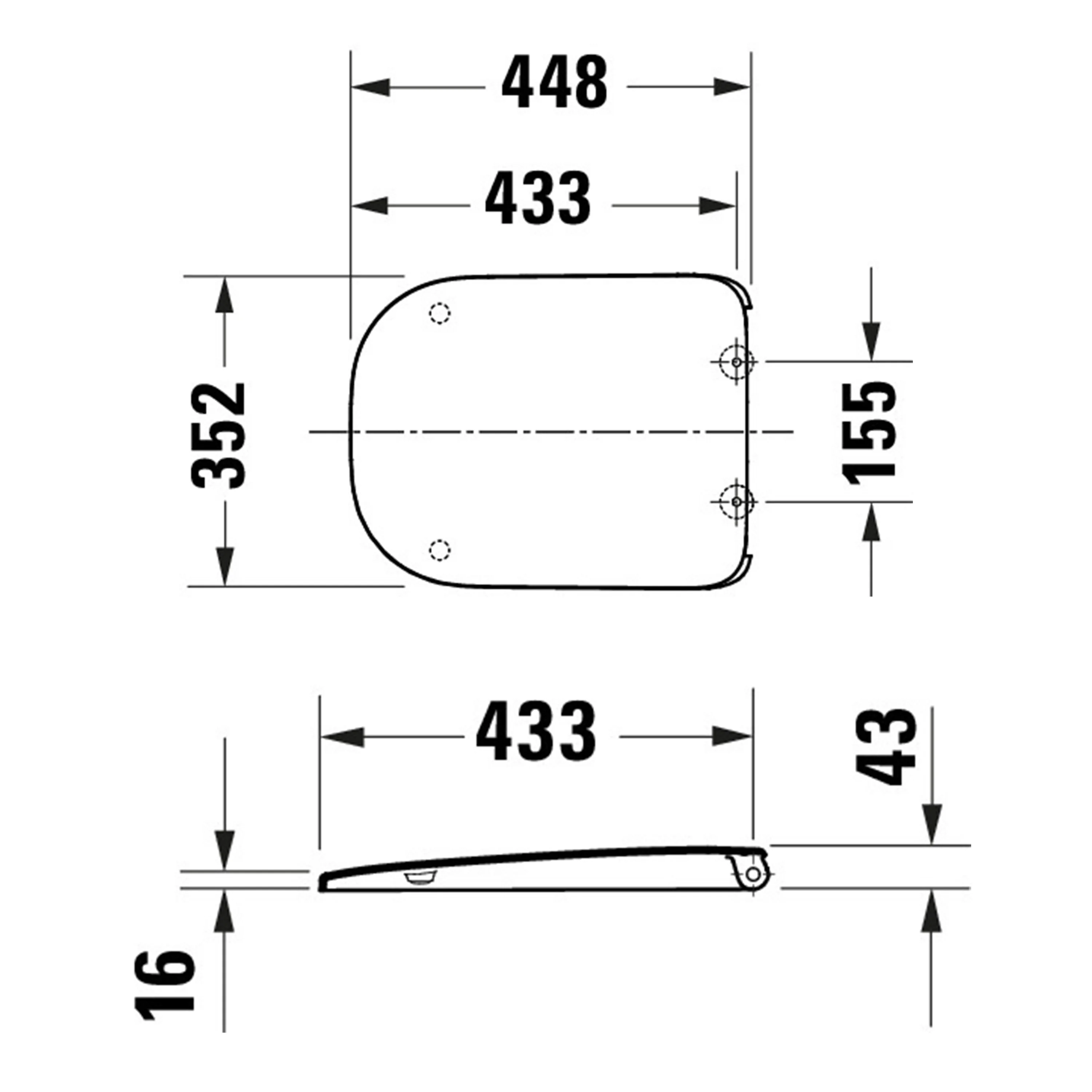 Duravit Univavo universal toiletsæde med soft-close - Image 4