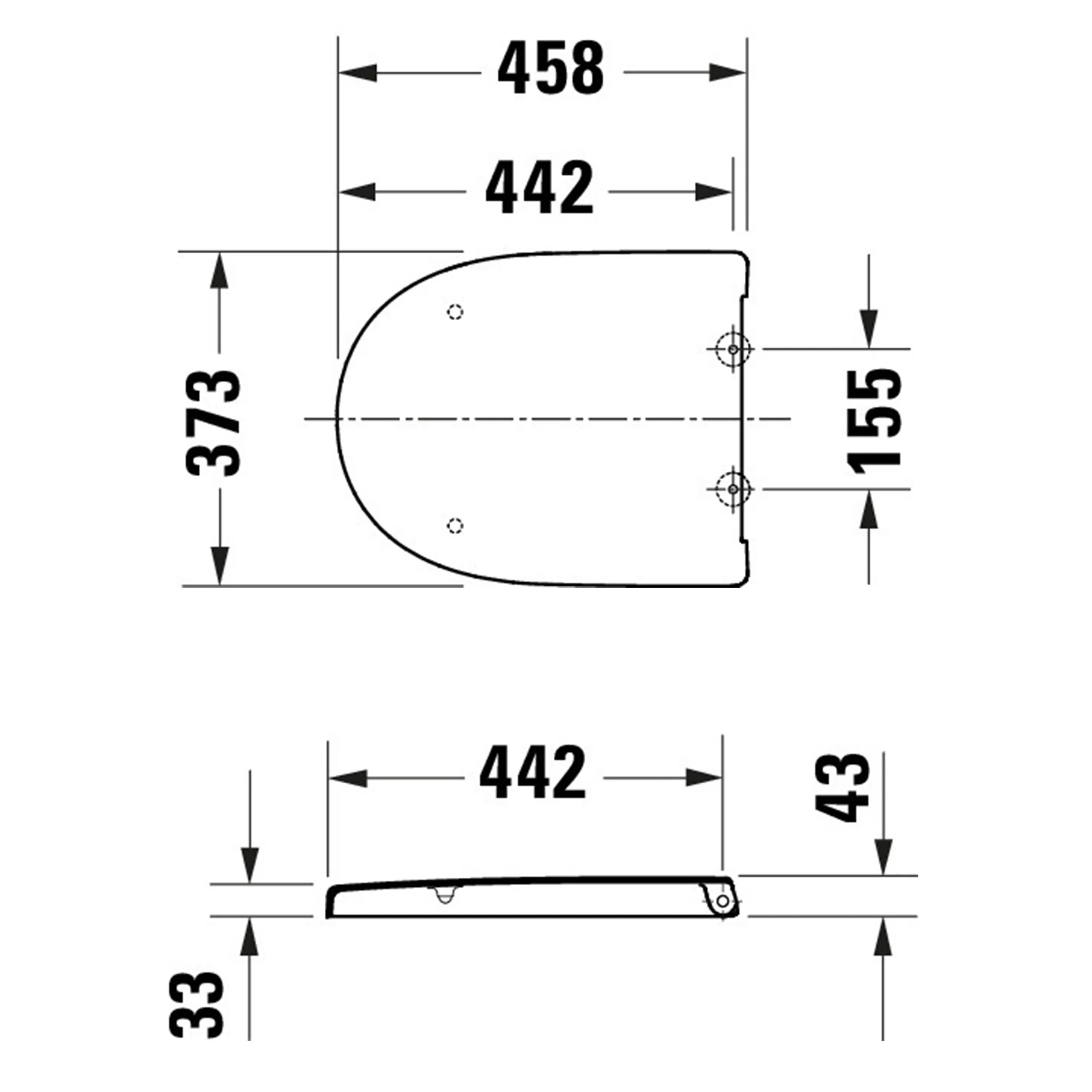 Duravit Univavo universal WC-sæde med soft-close  - Image 4