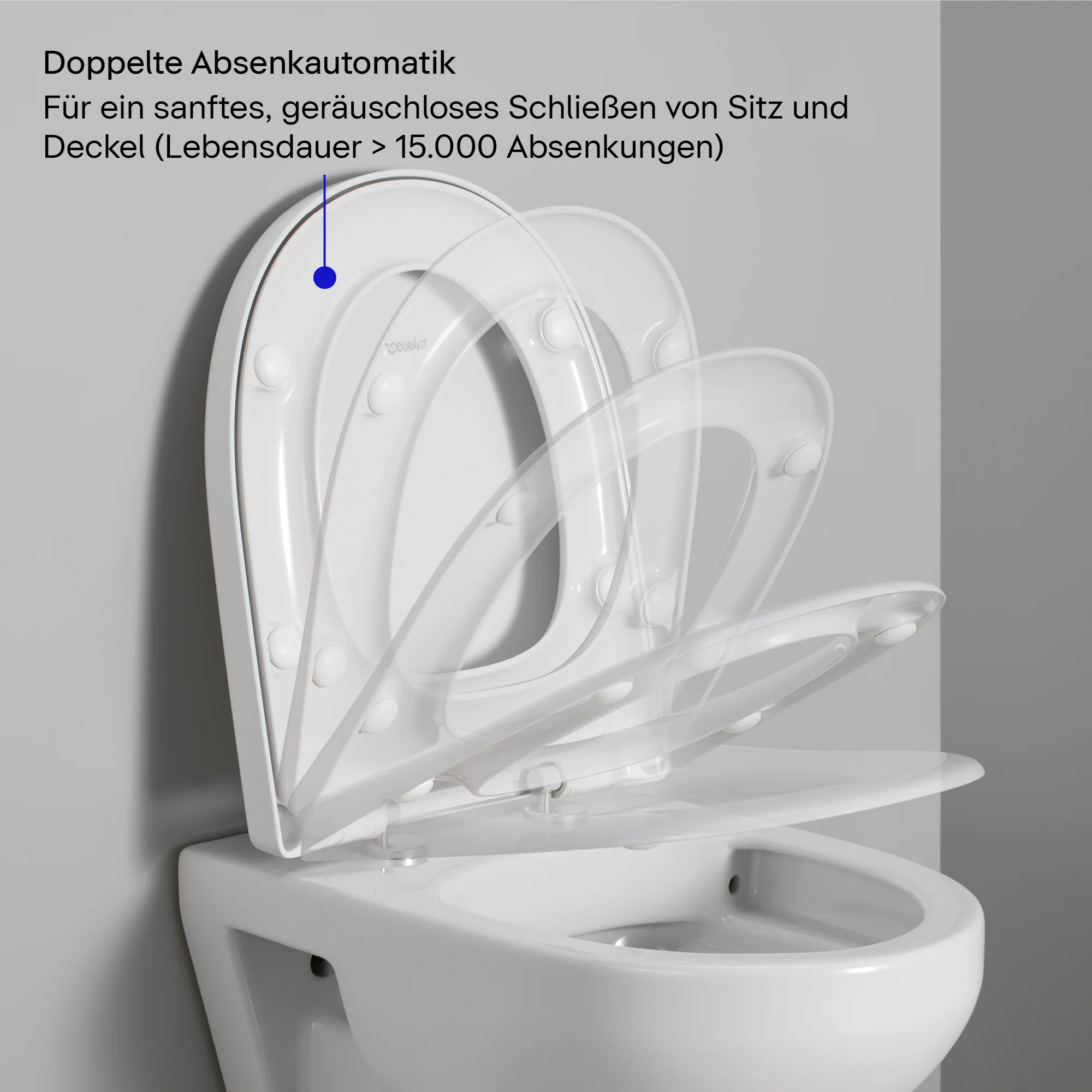 Duravit Univavo Universal WC-sæde med soft-close mekanisme, oval - Image 5