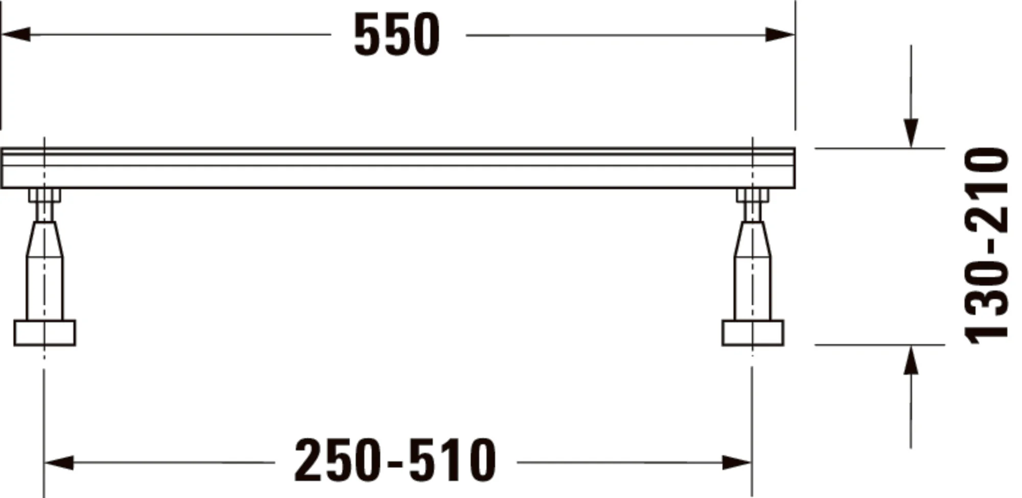 Duravit Universal piedestal - 2 stk. - Image 3
