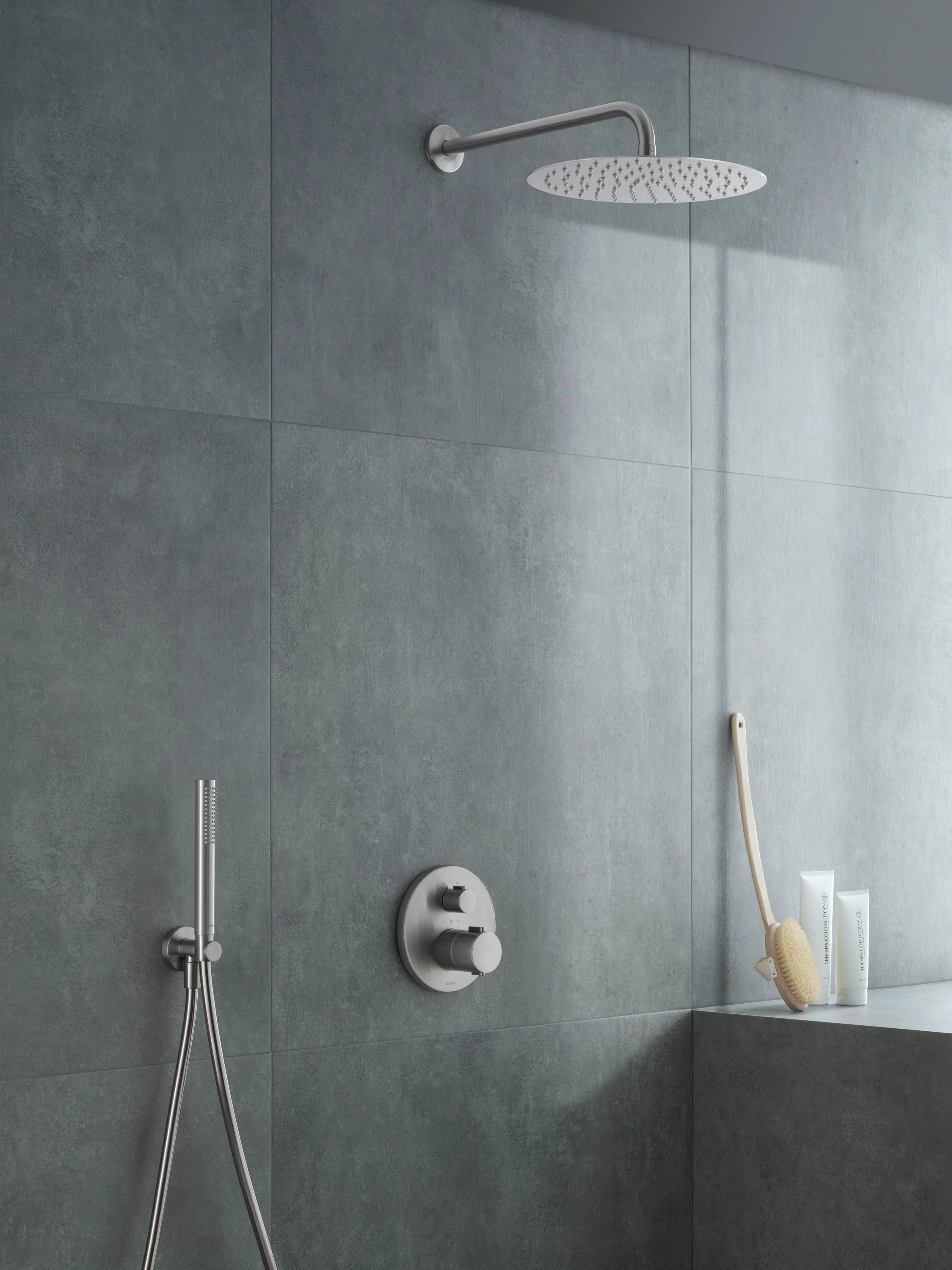 Duravit Universal vægtilslutningsbøjle med bruseholder - Image 10