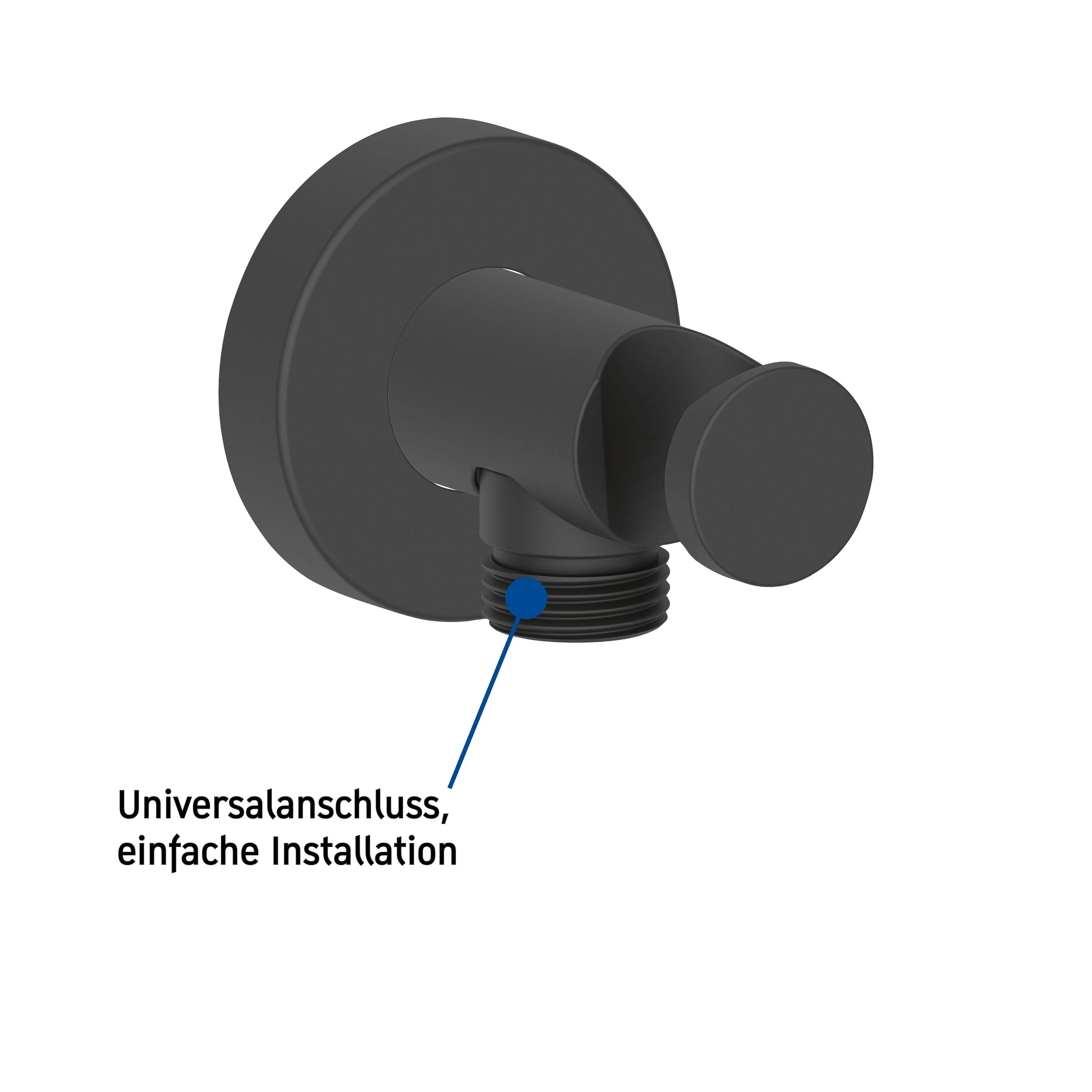 Duravit Universal vægtilslutningsbøjle med bruseholder - Image 27