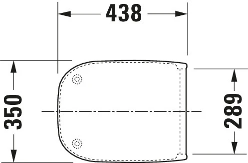 Duravit universal WC-sæde med soft-close funktion til D-Code - Image 4