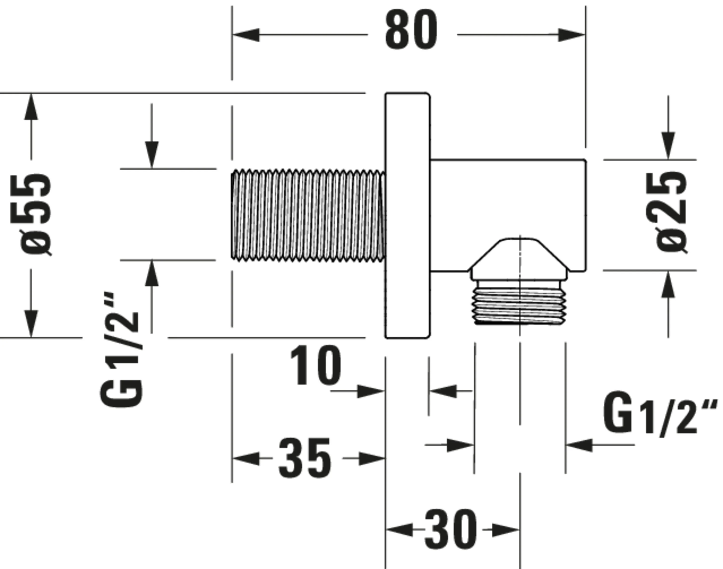 Duravit indbygget termostatarmatur til bruseren - Image 34