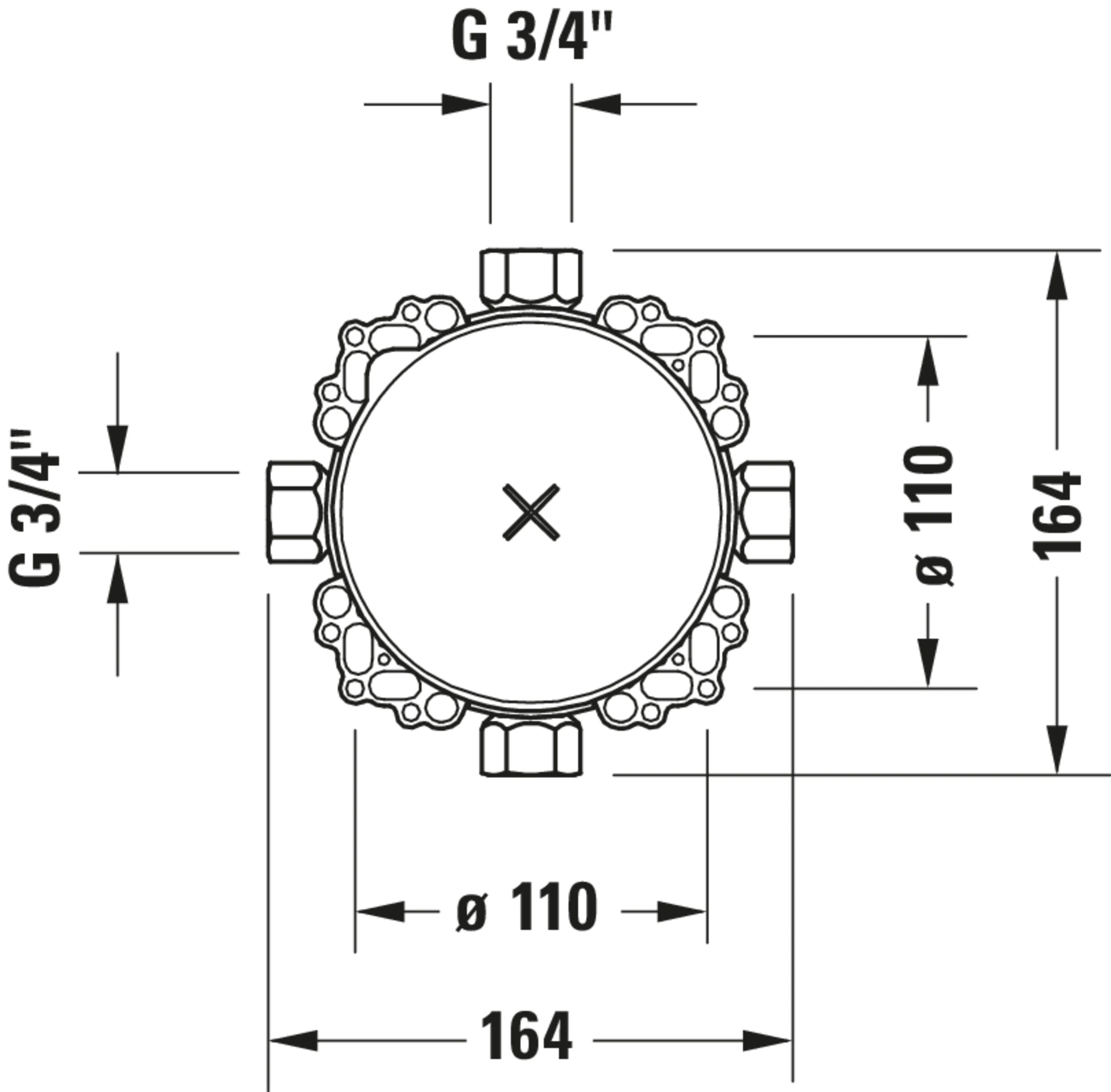 Duravit indbygget termostatarmatur til bruseren - Image 36