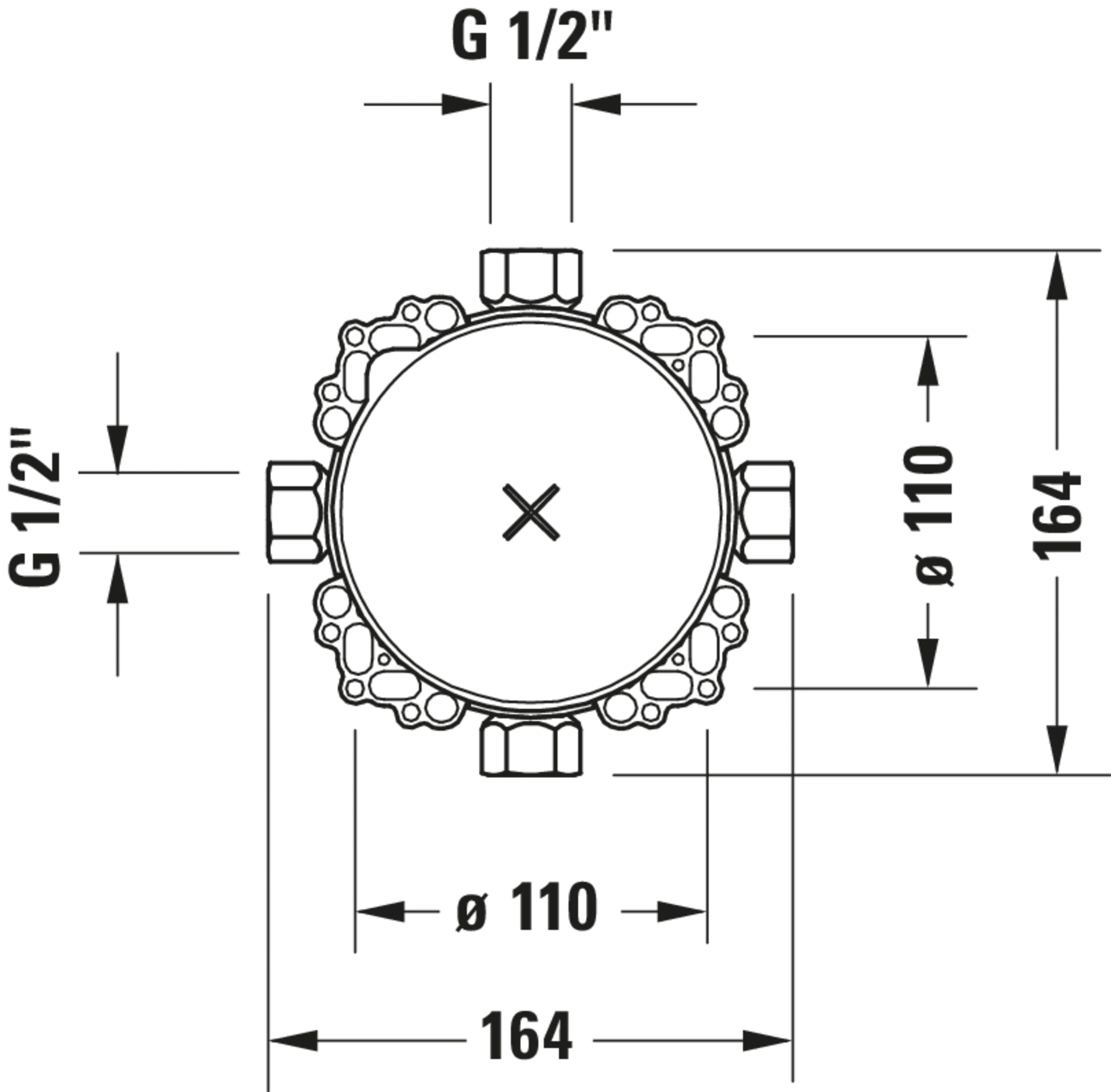 Duravit indbygget termostatarmatur til bruseren - Image 37