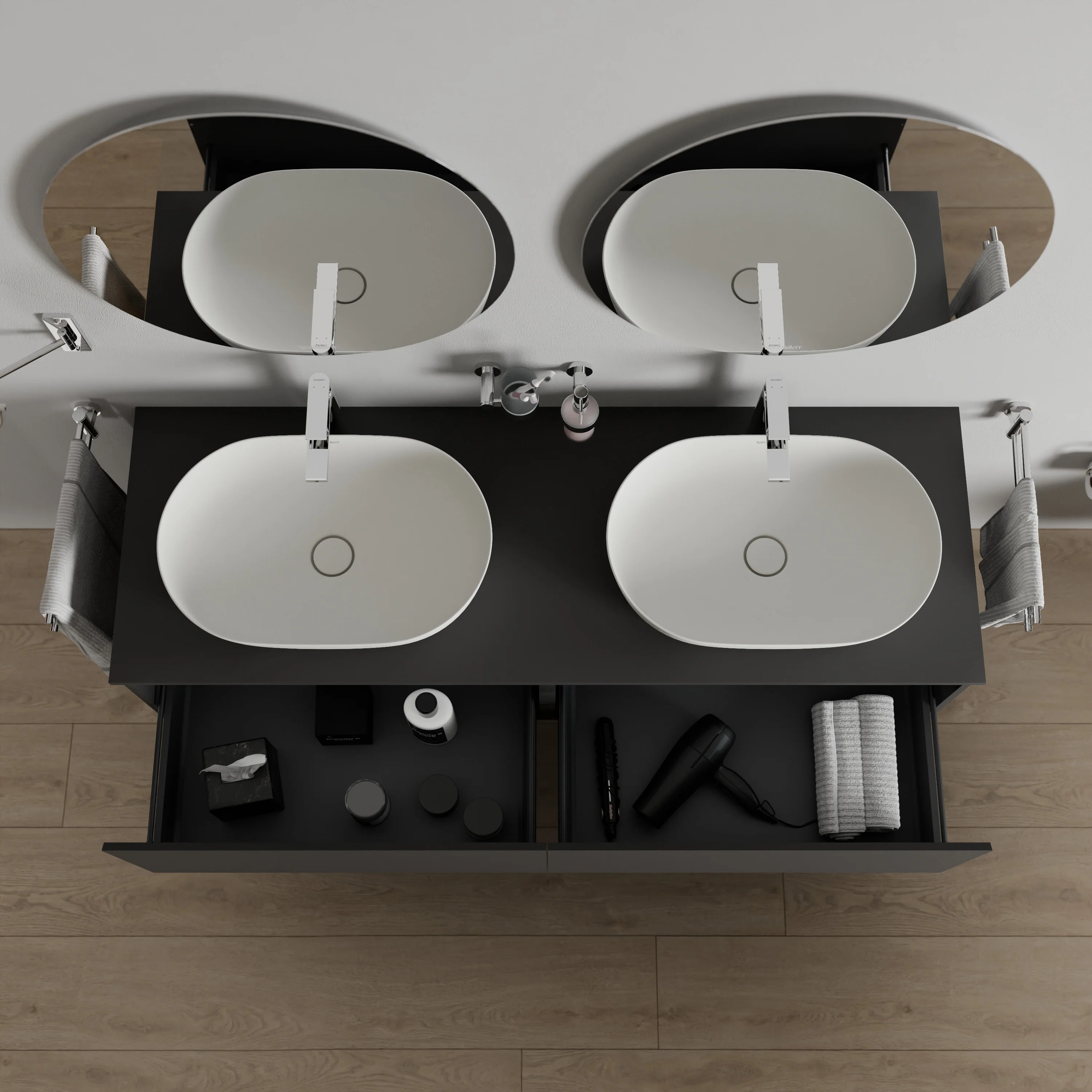 Duravit Vellora vaskeskabsunderdel - Image 5