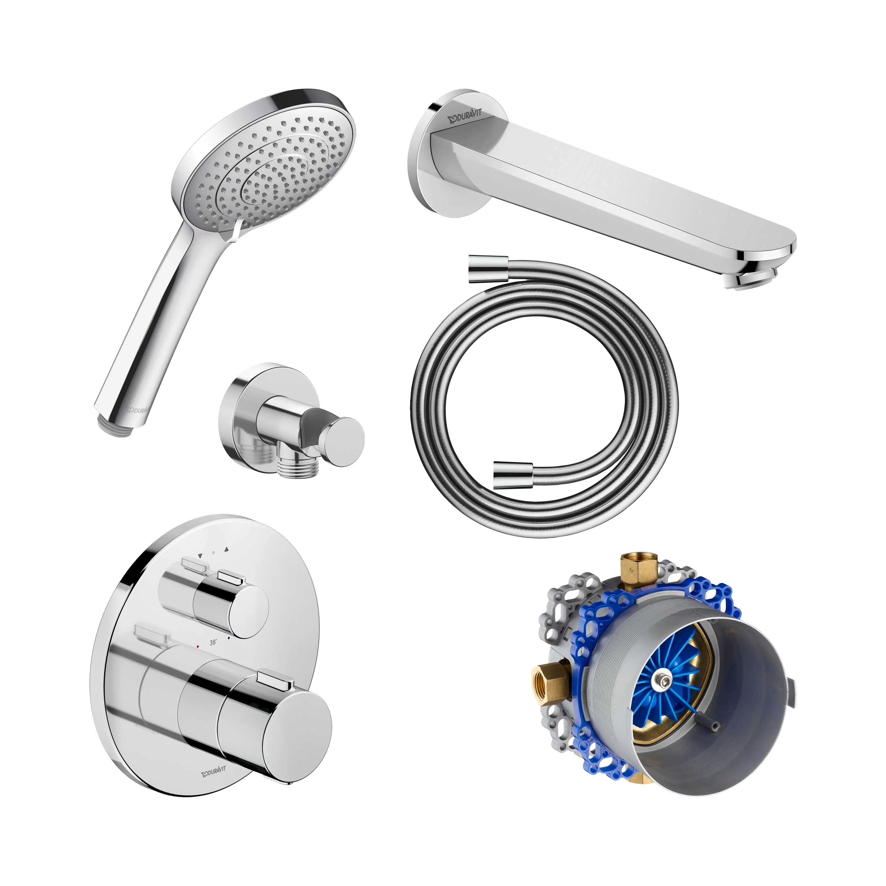 Duravit badekarsarmatur med termostat