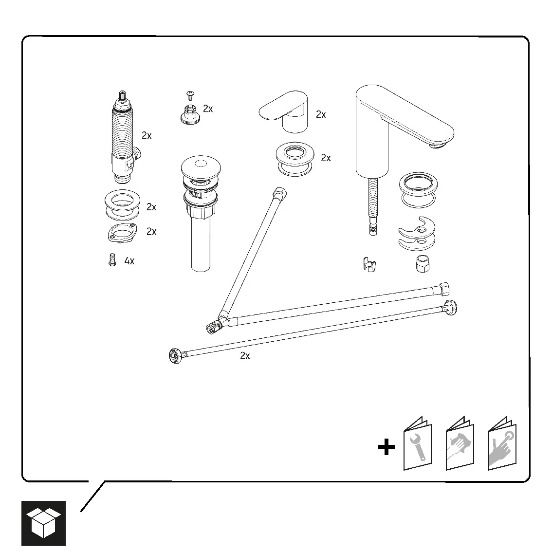Duravit Wave 3-huls håndvaskarmatur - Image 9