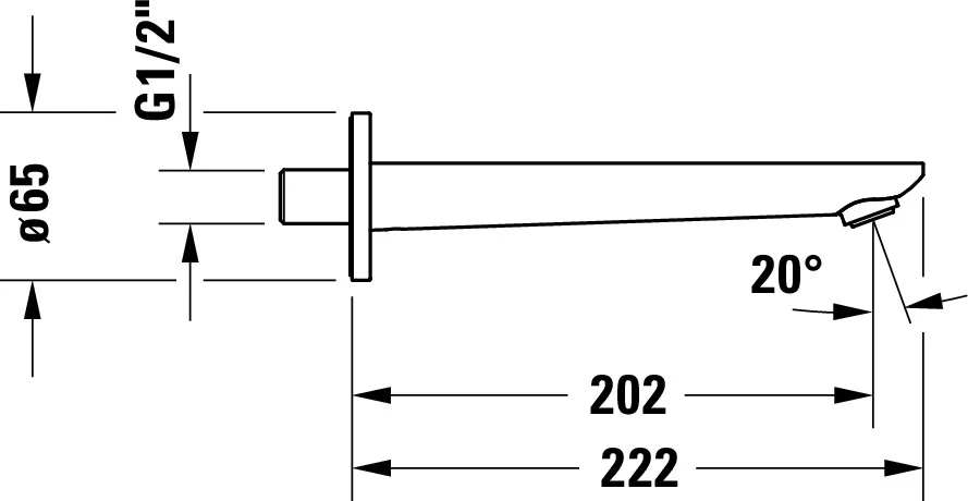 Duravit Wave Badekarindløb  - Image 12