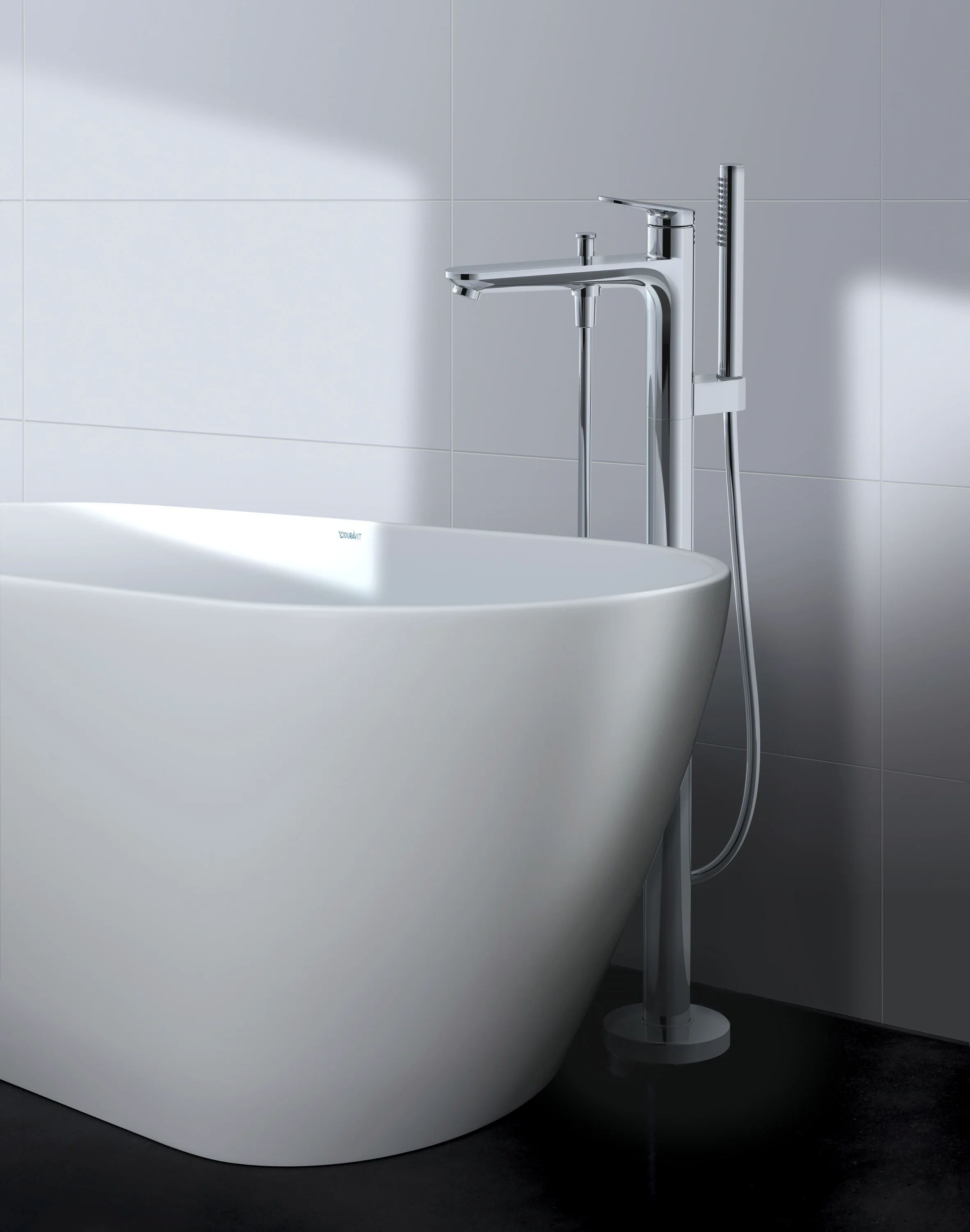  Duravit Wave Einhebel-badekarsblander gulvmonteret - Farve valgbar - Image 2