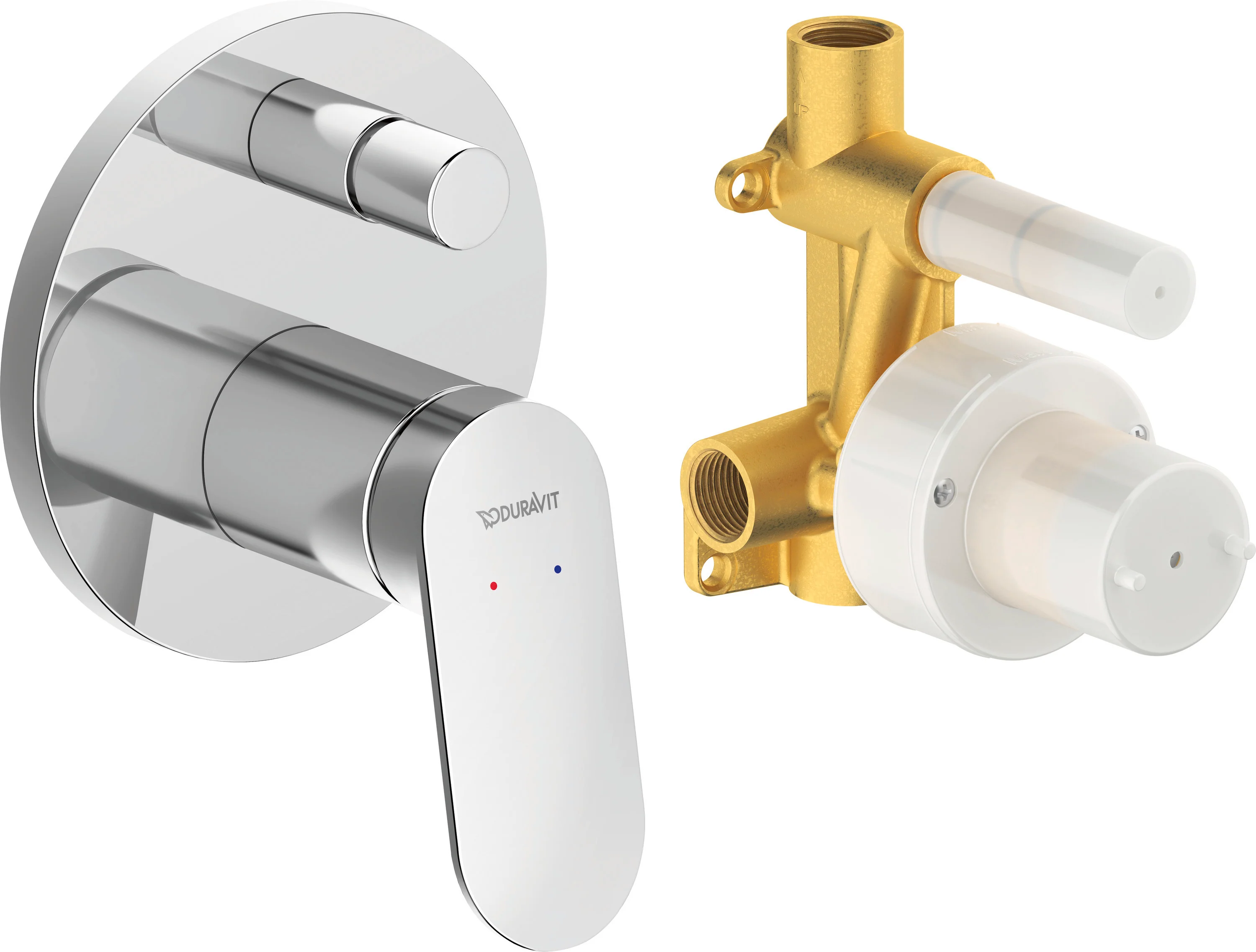 Duravit Wave Einhebelmischer Set Unterputz - Image 3