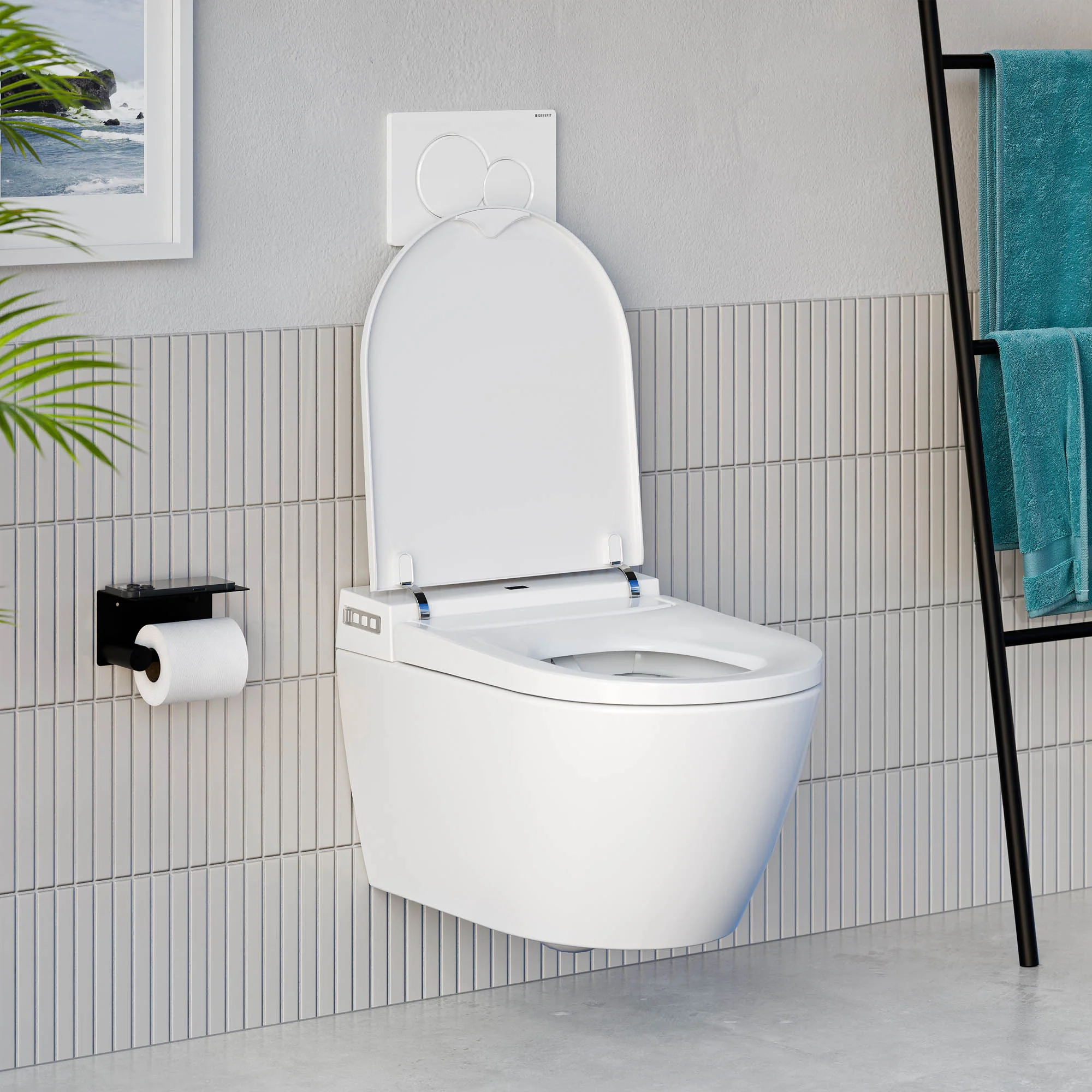 Bruse-WC komplet sæt 540 PRO med Geberit Duofix forvægselement