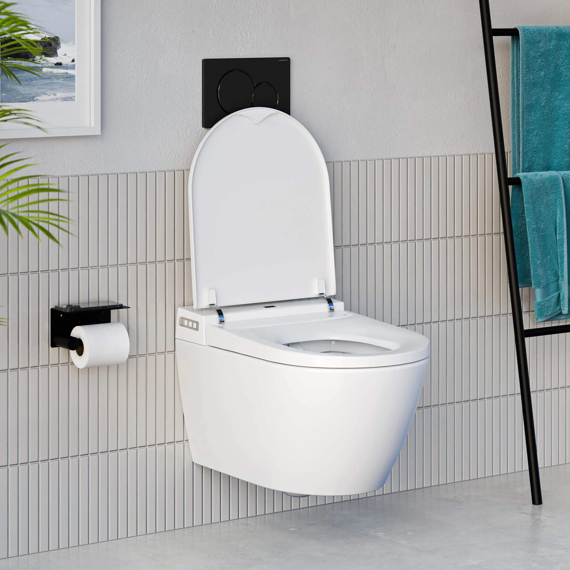 Bruse-WC komplet sæt 540 PRO med Geberit Duofix forvægselement - Image 2