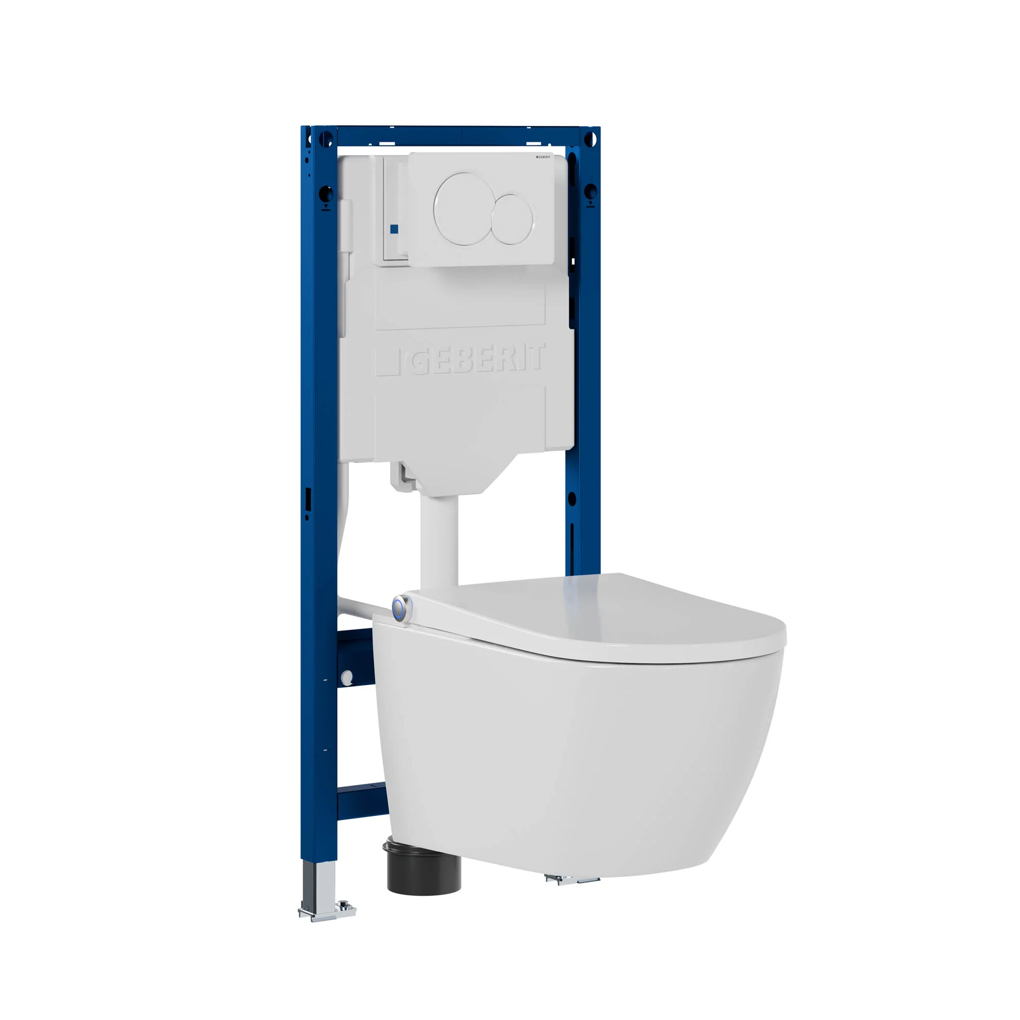 Dusch-WC komplet sæt Basic 1102 med Geberit Duofix forvægselement - Image 3