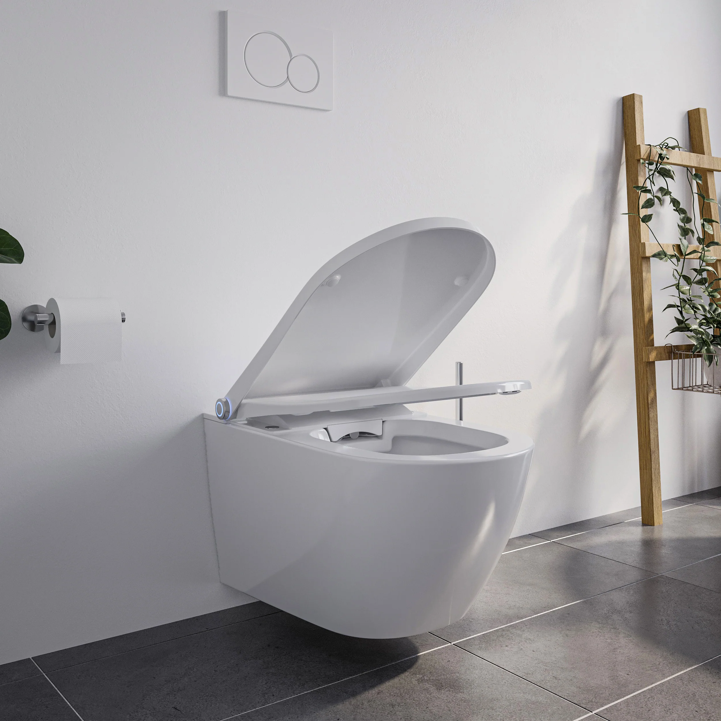 Dusch-WC komplet sæt Basic 1102 med Geberit Duofix forvægselement - Image 9